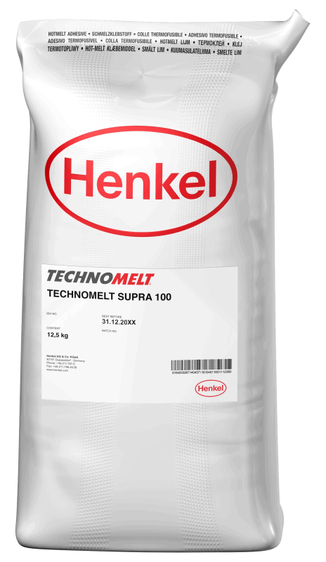 Preview: Henkel™ Technomelt® Supra 100 Schmelzklebstoff, 25 kg, Weiß, 446180, Für die Versiegelung von Kisten und Kartons