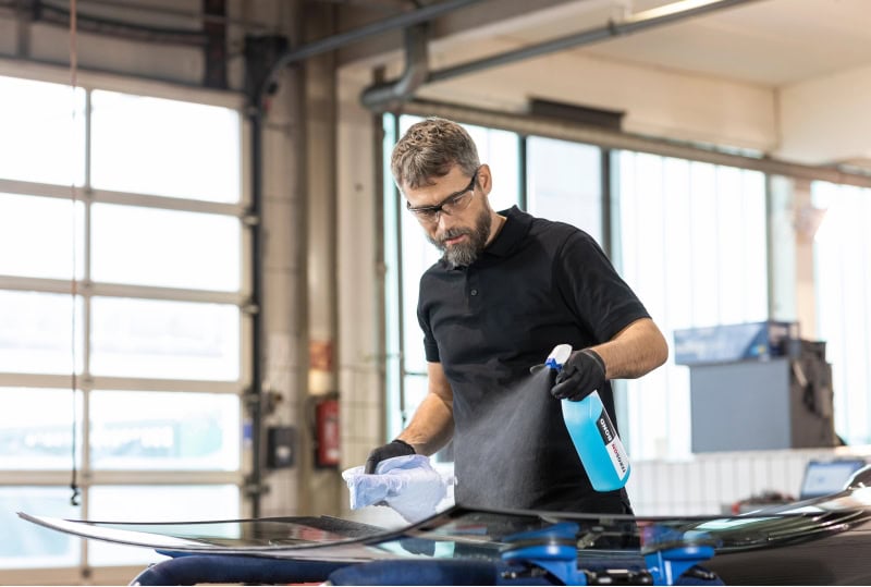 Preview: Henkel™ Teroson® Bond Glass Cleaner, 1 Kg, Blau, 2689820, Eignet sich für sämtliche KFZ-Oberflächen