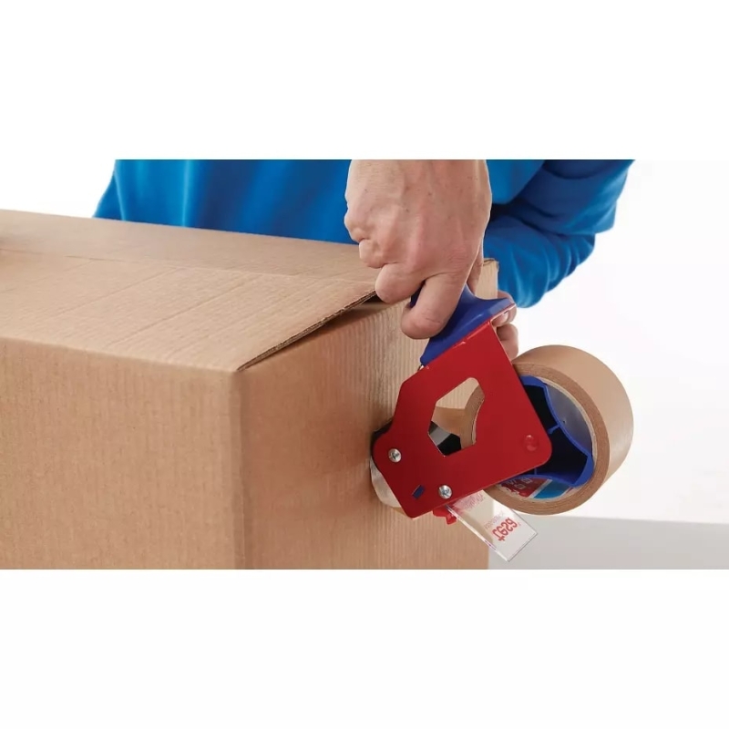 Preview: tesa® 4313, 150 mm x 500 m, 0,107 mm, Braun, PV 10, Recycling freundlich, Sortenrein, FSC® Papier Verpackungsklebeband aus verantwortungsvollen Quellen