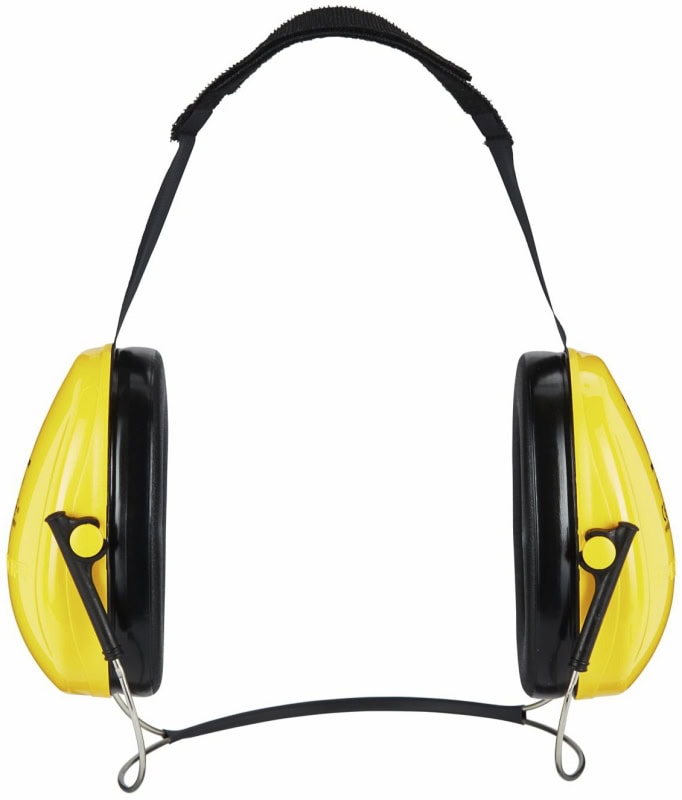 Preview: 3M™ Peltor™ Optime™ I 510B, SNR = 26 dB, Gelb/Schwarz, Nackenbügel Kapselgehörschutz für laute Arbeitsumgebungen