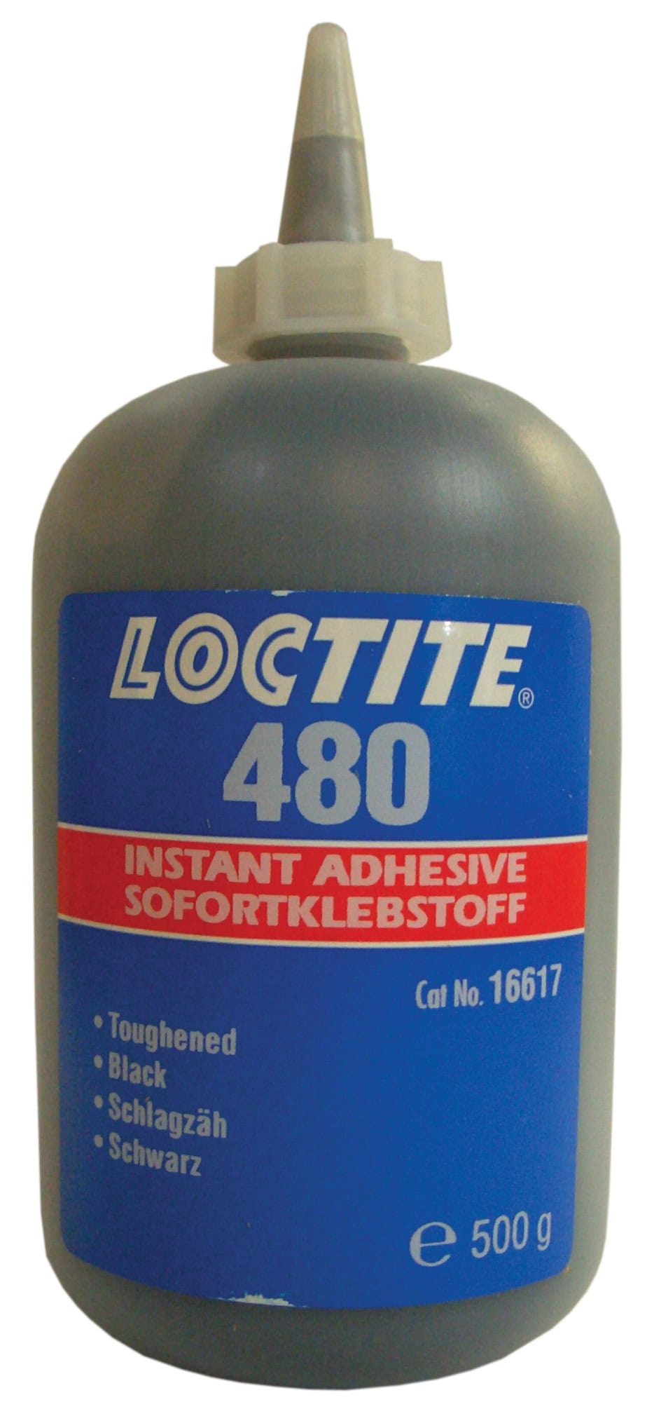 Henkel™ Loctite® 480 Sofortklebstoff, 500 g, Schwarz, 231018, Für Anwendungen mit geringem Spaltmaß