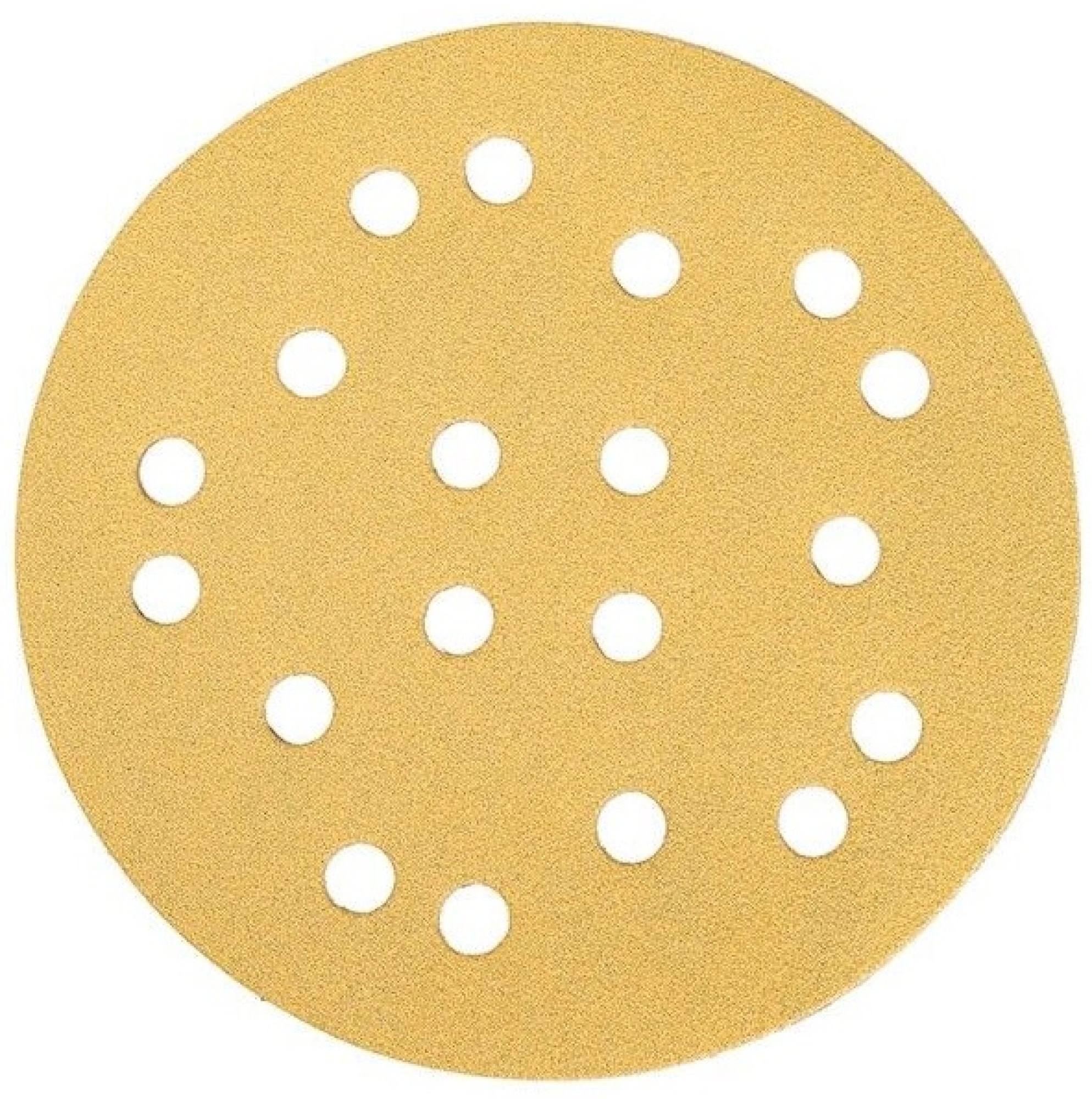 Mirka® Gold 2365005040, Ø 125 mm, P40, 19-fach gelocht, Kletthaftend, Schleifscheibe mit Aluminiumkorn
