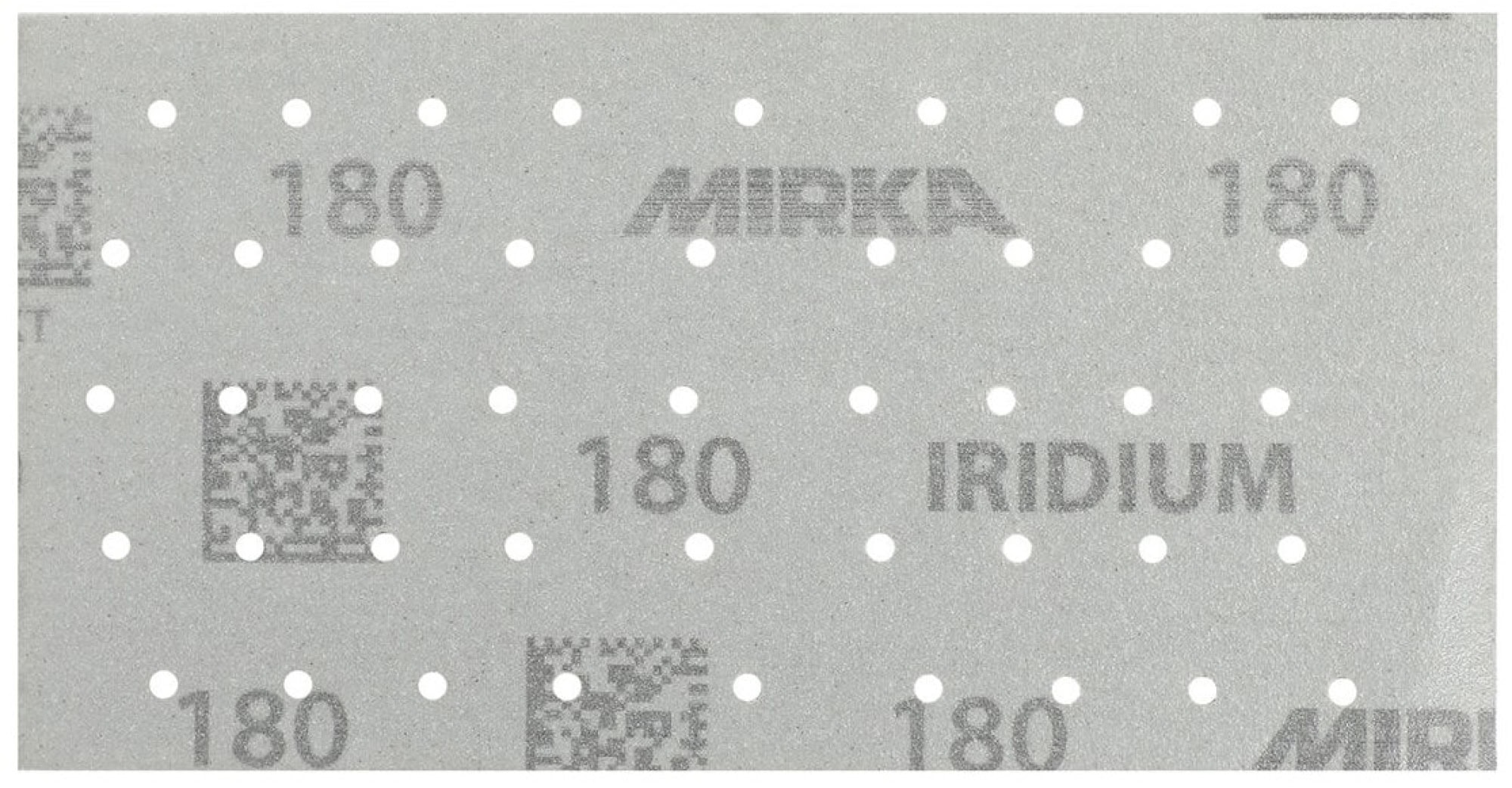 Mirka® Iridium® 246AP05018, 93 mm x 180 mm, P180, Multilochung, Kletthaftend, Schleifstreifen mit Keramik- und Aluminiumkorn