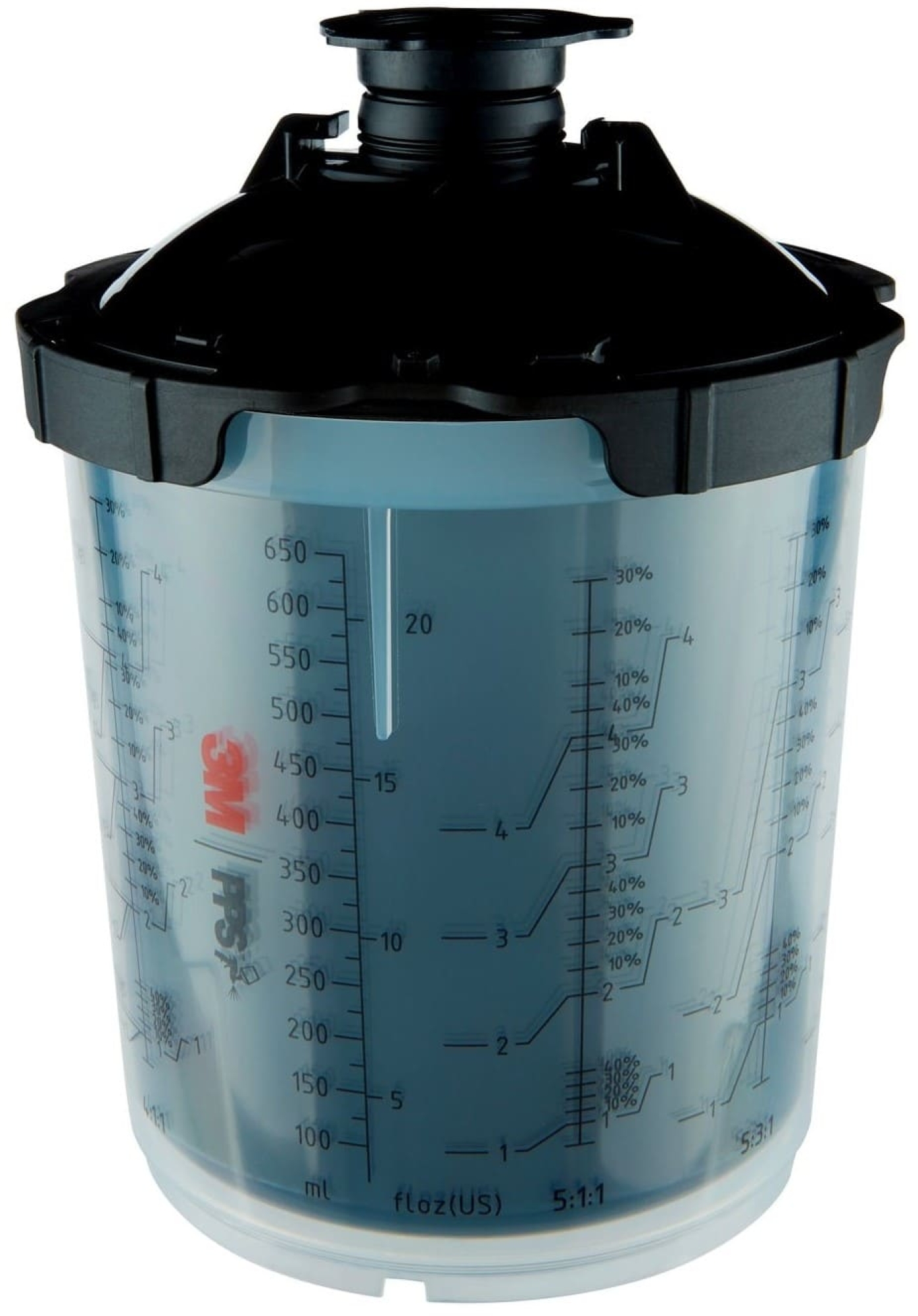 3M™ PPS™ 20730, 0,65 Liter, 125 μ-Filter, Serie 2.0 UV-Set, Standard, für UV-Härtende Lackmaterialien