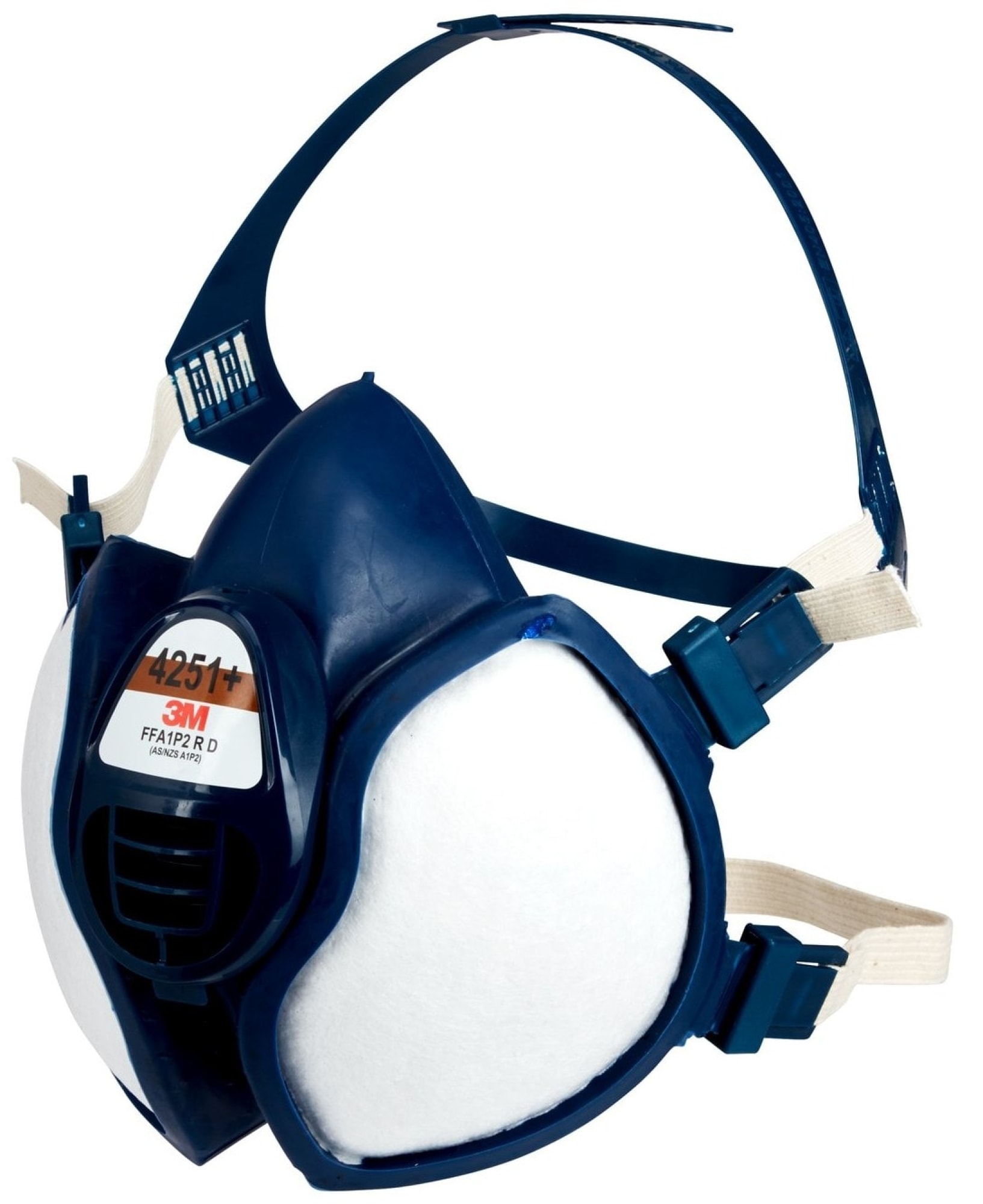 3M™ 4251PRO1, Komplett Halbmaske 4251+, FFA1P2 R D, Wartungsfrei & Gebrauchsfertig, Einzelhandels Karton mit EAN Label