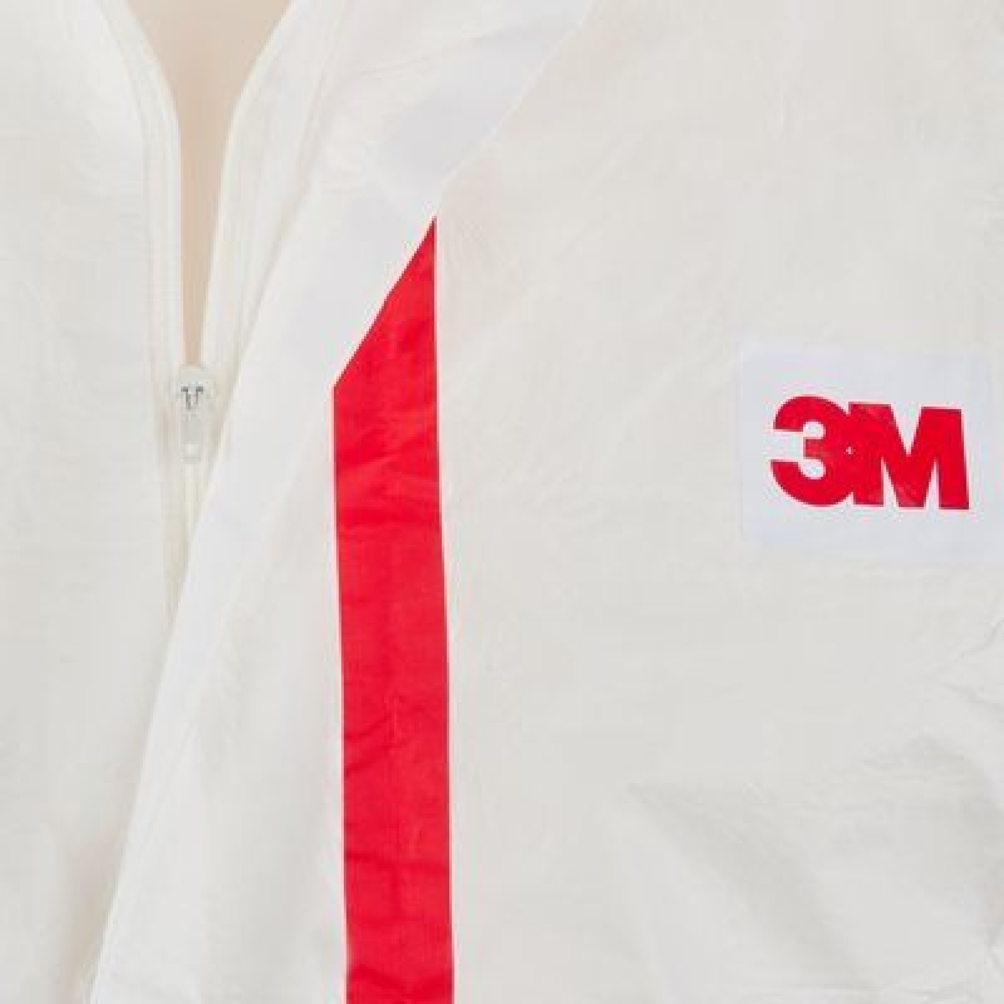 3M™ Schutzanzug 4565M, Typ 4/5/6, Weiß/Rot, Größe M
