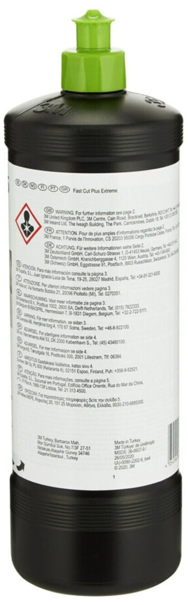 3M™ Perfect-It™ 51815, Fast Cut PLUS Extreme, 1 Liter, Schleifpaste mit hoher Abtragsleistung