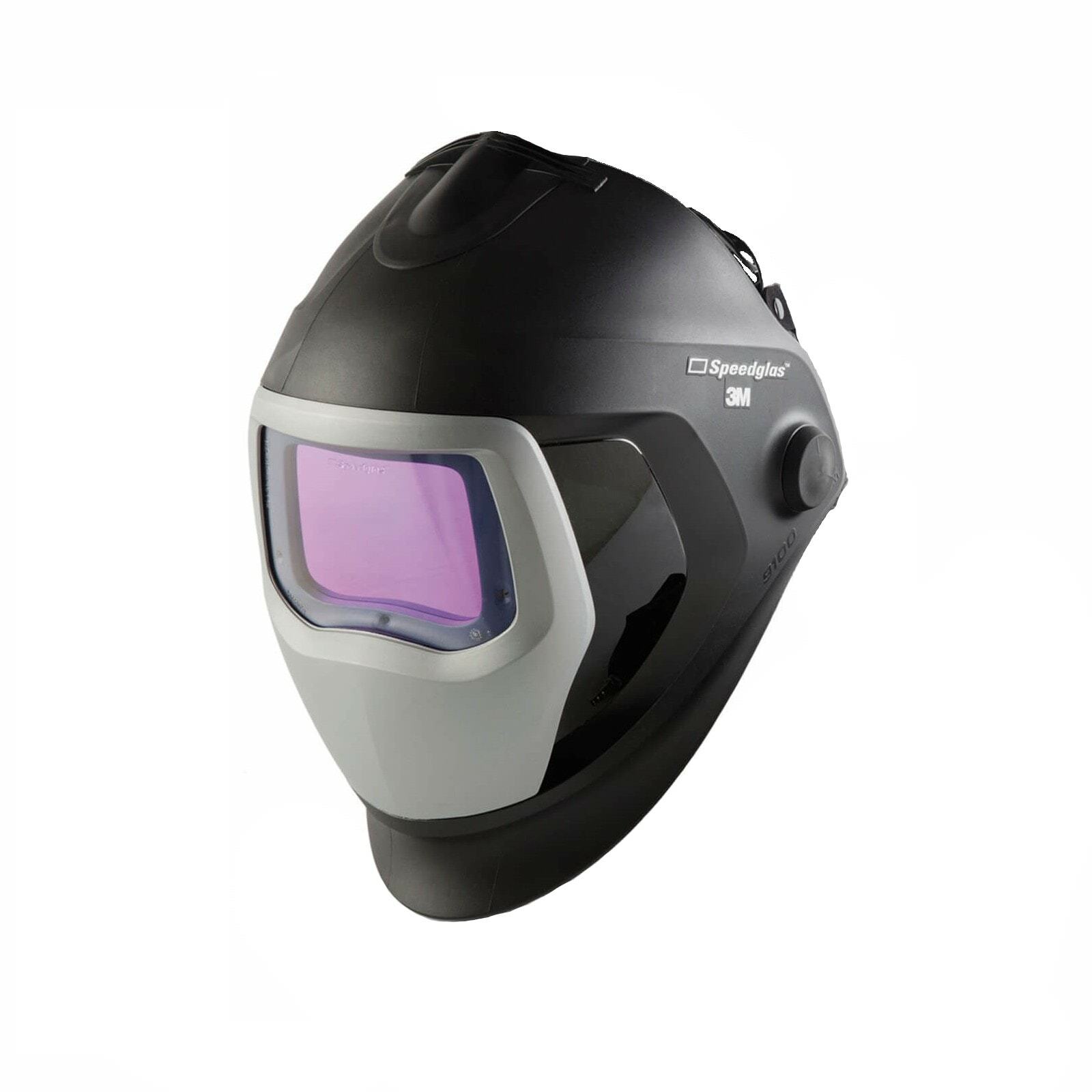 3M™ Speedglas™ 9100 Air mit Schweißfilter 9100XX und Versaflo™ V-500E Drucklufteinheit, 3B, H568525, inkl. QRS-Luftschlauch und Tasche, Schweißmaske mit Kopfband; Teile: [H568500 + H500025]