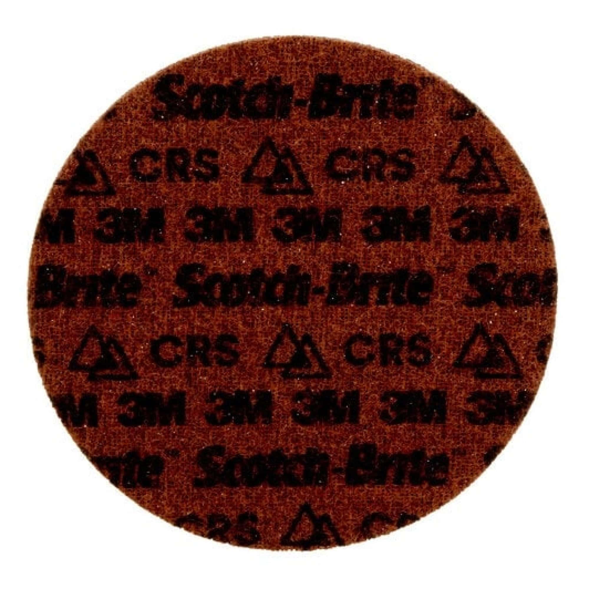 3M™ Scotch-Brite™ PN-DH PNDH5259, Ø 178 mm, P150 - 180, K, Coarse, Braun, 8.600 U./Min., Kletthaftend, Präzisions-Vliesscheibe ohne Zentrierloch, Für Abtrags- und Finisharbeiten