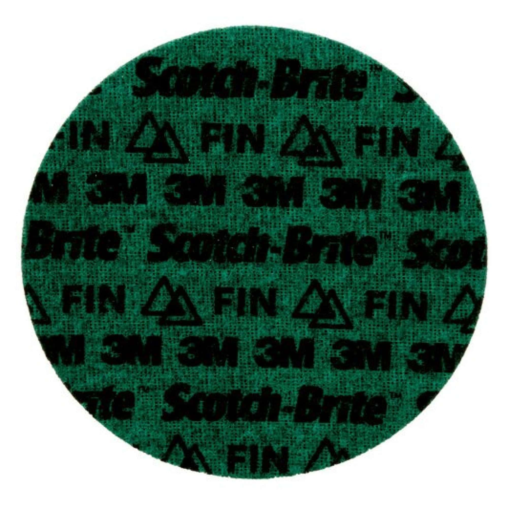 3M™ Scotch-Brite™ PN-DH PNDH4222, Ø 115 mm, P320 - 400, K, Fine, Grün, 13.300 U./Min., Kletthaftend, Präzisions-Vliesscheibe ohne Zentrierloch, Für Abtrags- und Finisharbeiten