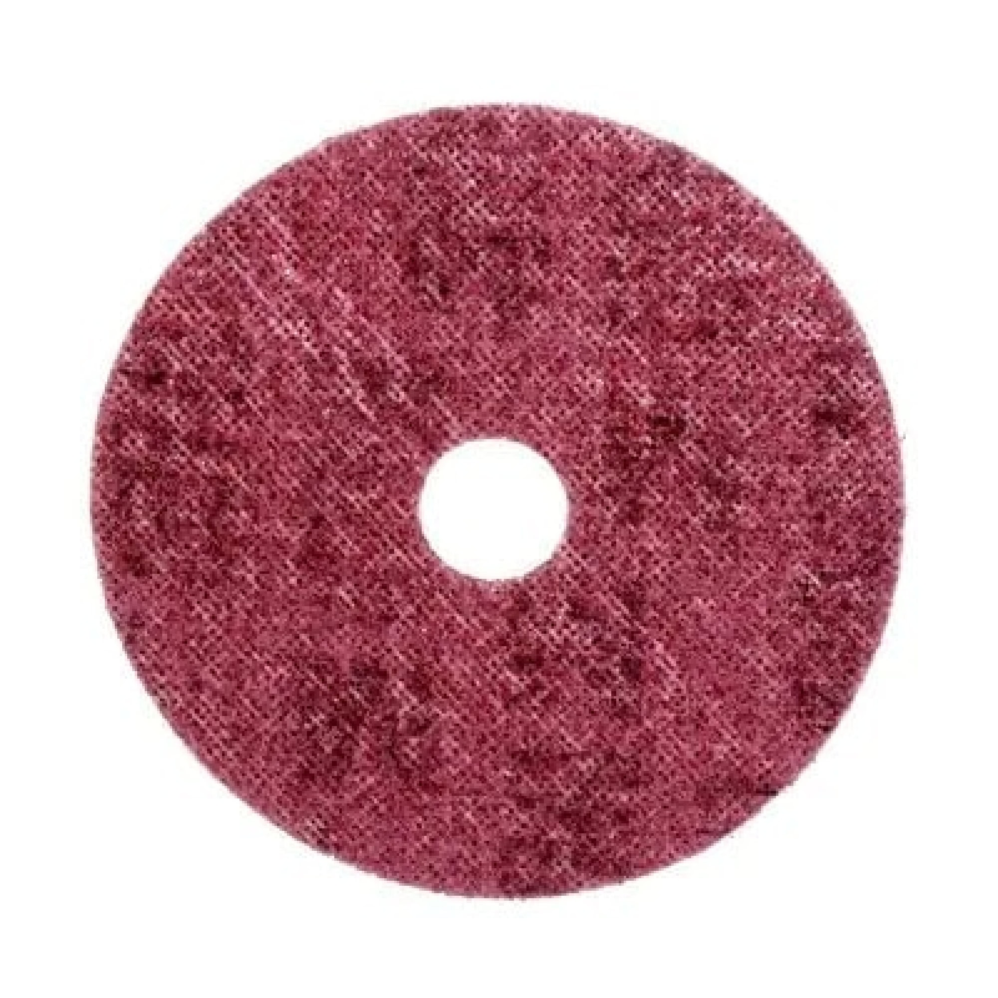 3M™ Scotch-Brite™ SC-DH 60986, Ø 178 mm x 22 mm, P220 - 280, A, Medium, Rot, 6.000 U/Min., Kletthaftend, Vliesscheibe mit Zentrierloch, Für Reinigungs- und Finisharbeiten