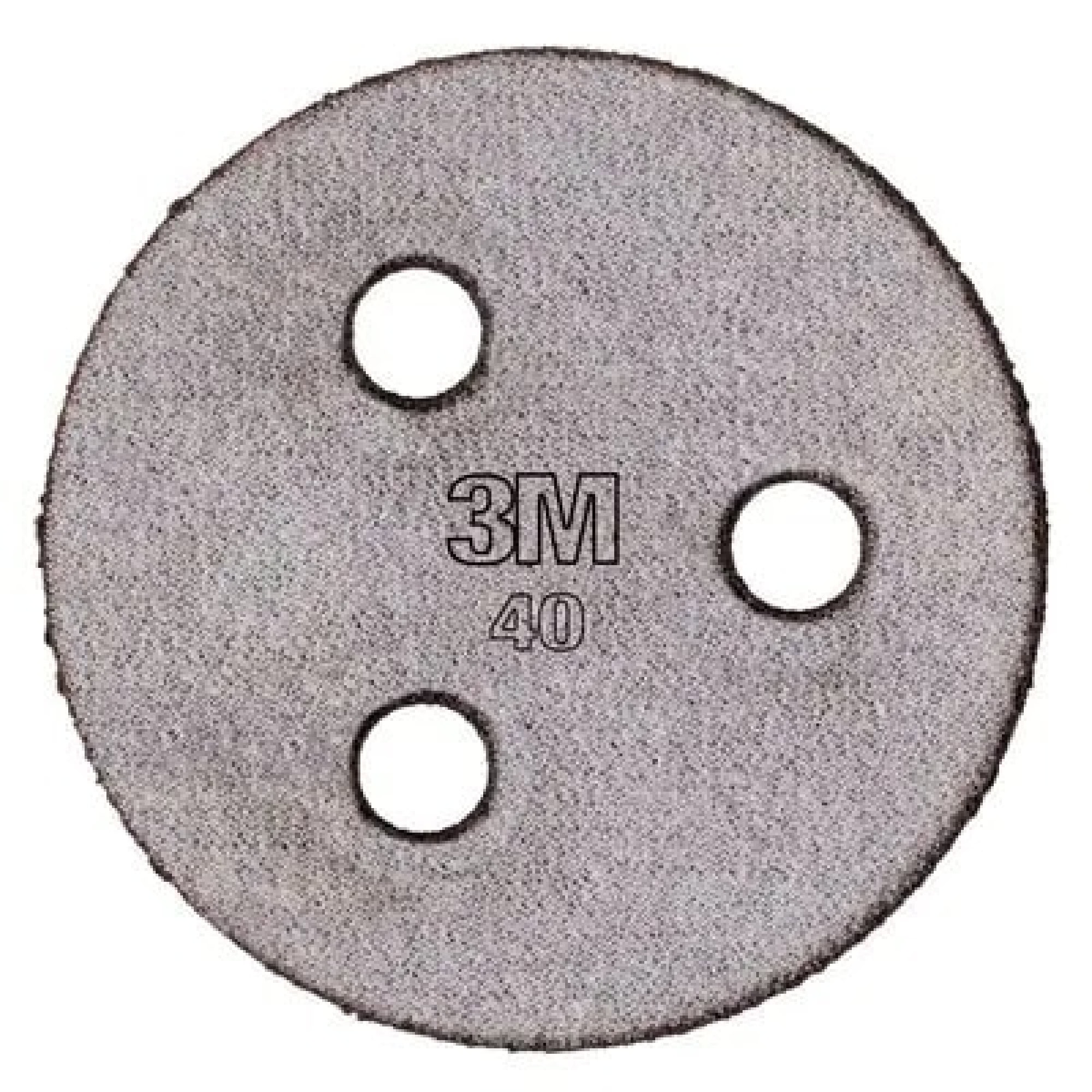 3M™ Cubitron II Hookit™ 947A 785744, Ø 75 mm, 120+, 3-fach gelocht, Kletthaftend, Gewebeschleifscheibe mit Aluminium- und Präzisions-Keramikkorn