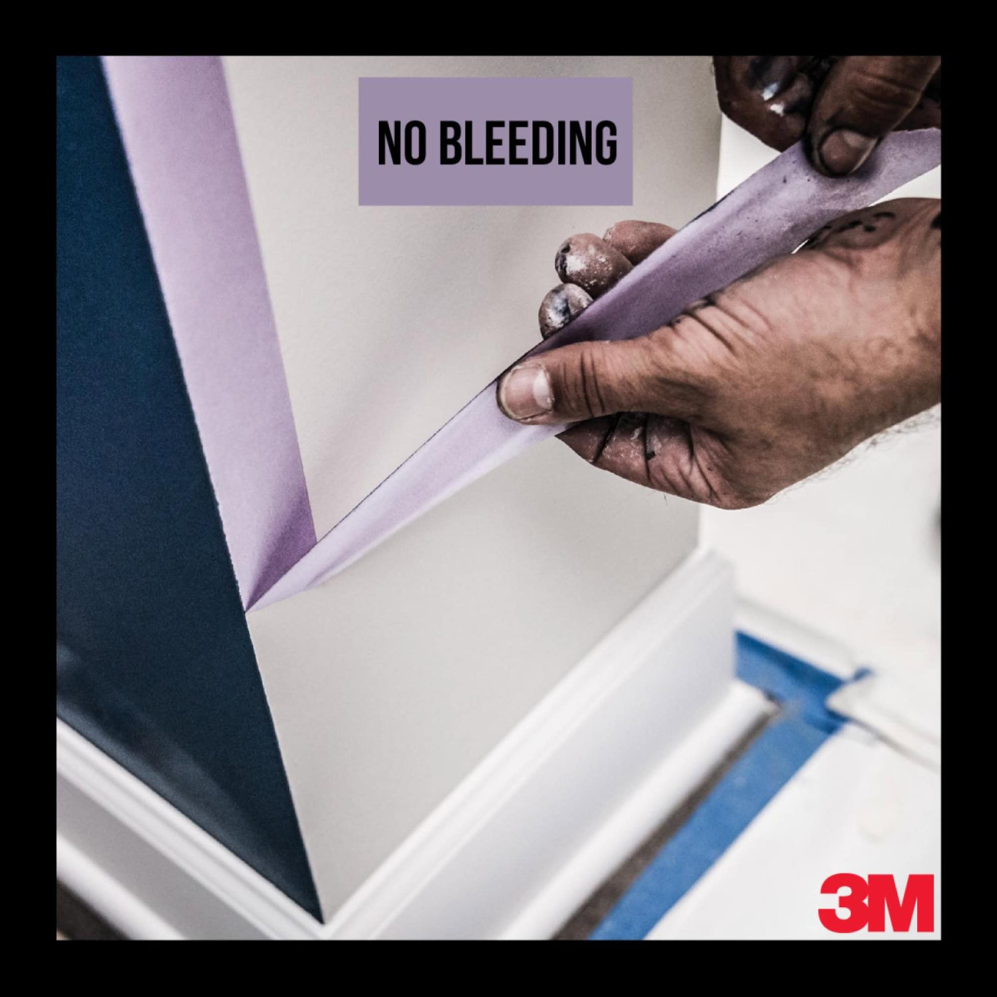 3M™ Scotch® 2071, 24 mm x 50 m, 0,102 mm, Lila, Lange Rückstandsfrei, Professionelles Malerabdeckband, Ausführung mit EAN Label