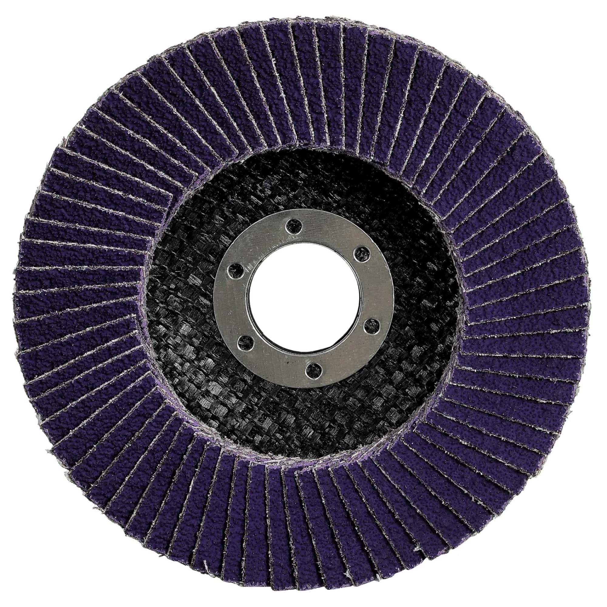 3M™ Cubitron™ 3 Fächerschleifscheibe 1169F Testkit 7100410689, Ø 125 mm x ø 22 mm, 40+, 1 Stück pro Packung, 12.250 U./Min., Typ 29 Konisch, K, Präzisions-Keramikkorn, Für Abtragsarbeiten in der Metallbearbeitung