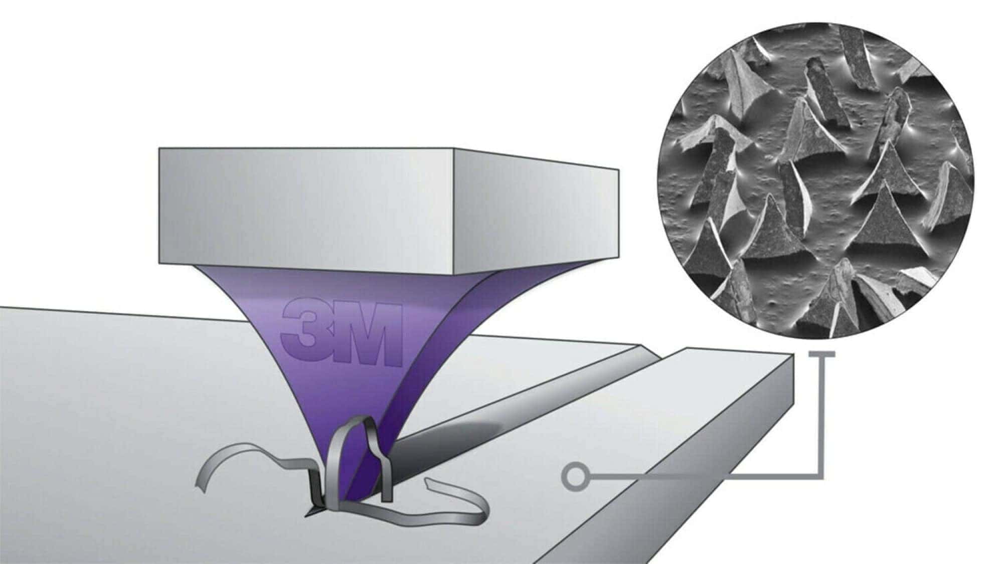 3M™ Roloc™ Cubitron™ 3 1187C Fiberscheibe 332088, Ø 76 mm, 80+, 20.000 U./Min., Geschlitzt, Vulkanfiber, Präzisions-Keramikkorn, Für Metall Universal