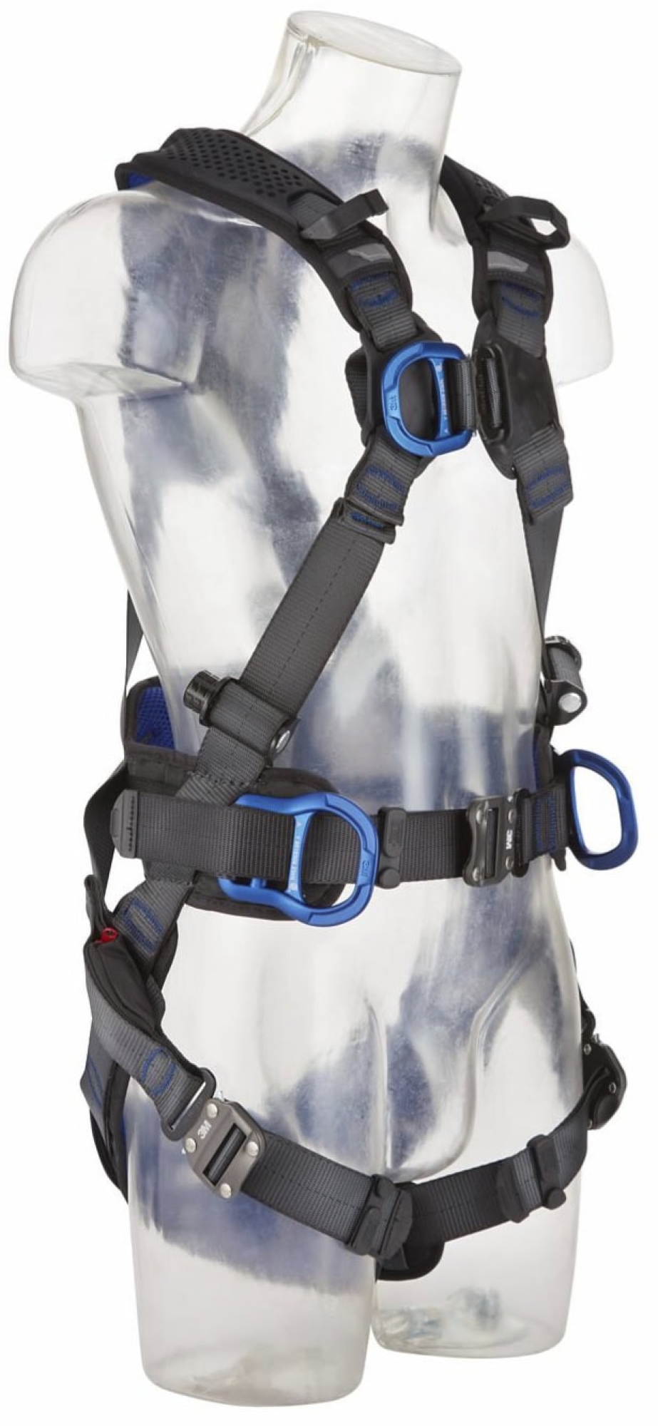 3M™ DBI-SALA® Komfort Auffang- und Positionierungsgurt XE200 1112731, Größe 3, Selbstsichernder Schnellverschluss, 2,9 Kg, Schwarz, X-förmiger Auffang- und Positionierungsgurt für komfortables Arbeiten in der Höhe