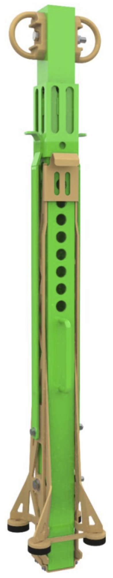 3M™ DBI-SALA® Mobiler Absturzsicherungspfosten für ISO-Container 8563161, Für ISO-Container, Hohe Kapazität, Für eine Person, 12 Kg, Grün