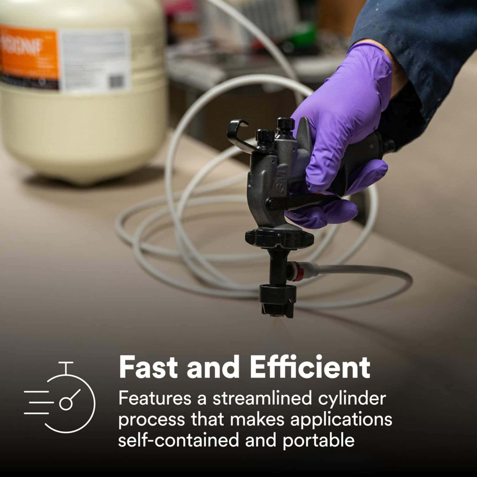3M™ Fastbond™ Dispersion Schaumklebstoff 1100 NF, 18,927 Liter / 5 Gallon, Transparent,  1% VOC, Lösemittelfrei, Wasserbasierter Dispersionsklebstoff auf Acrylatbasis