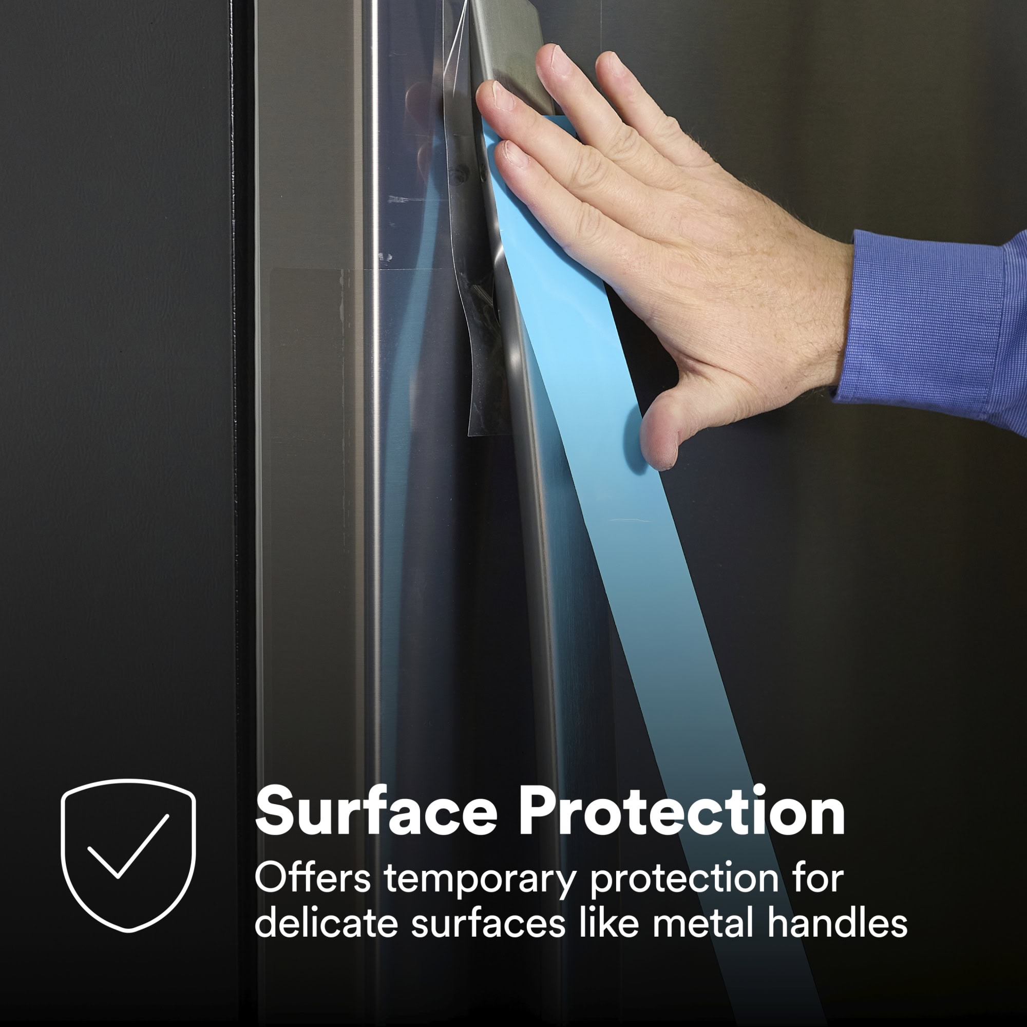 3M™ Scotch® Wiederlösbaresband 8888, 18 mm x 55 m, 0,07 mm, Blau, Rückstandsfrei, Wiederlösbar, Für rückstandsfreie Fixierung von weißer Ware und Maschinen