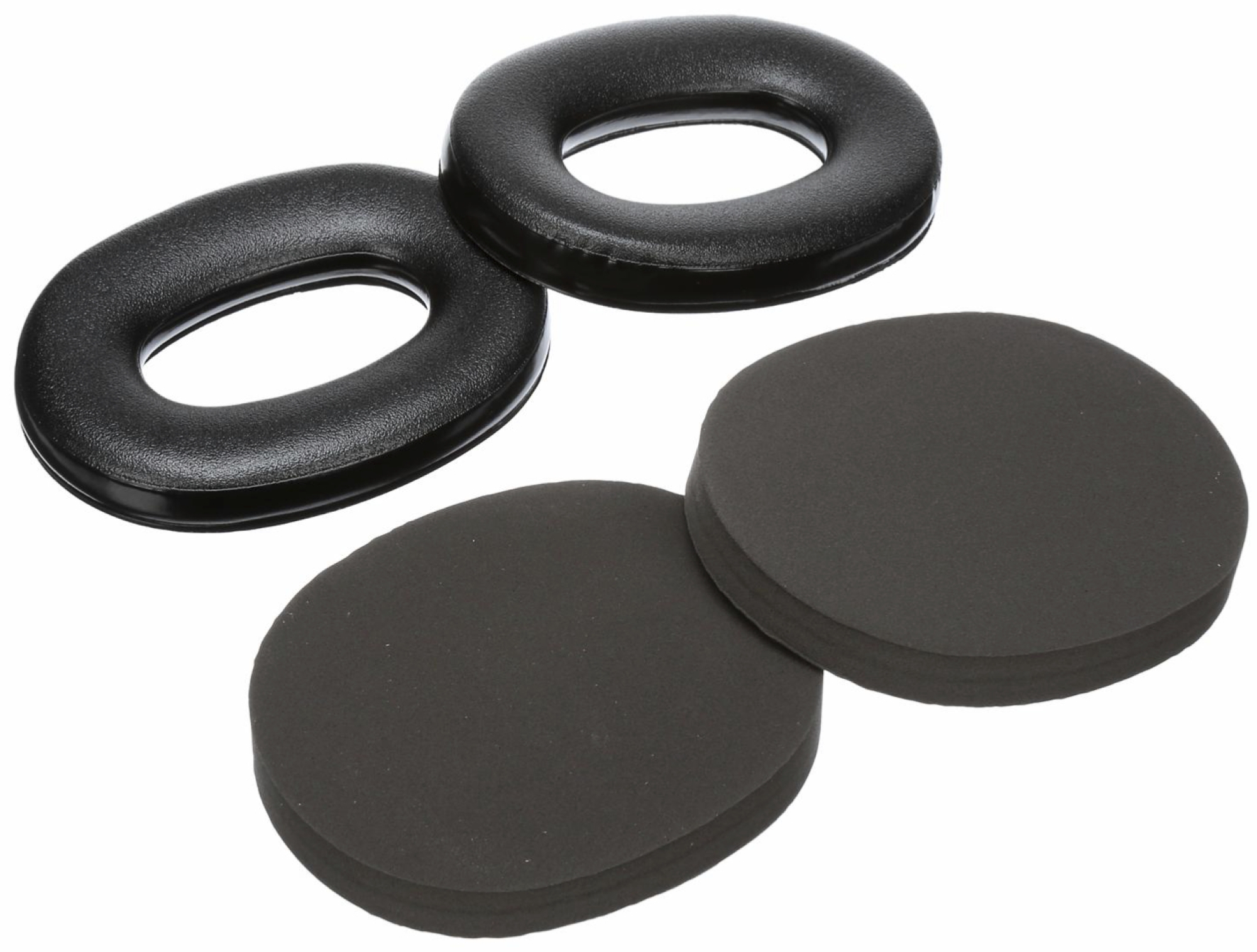 Preview: 3M™ PELTOR™ Gehörschutz Ohrpolster Hygienekit HYX4, Schwarz, 2 Dichtungsringe und Schaumstoffeinlagen pro Pack, Für alle Peltor™ X4 Gehörschützer