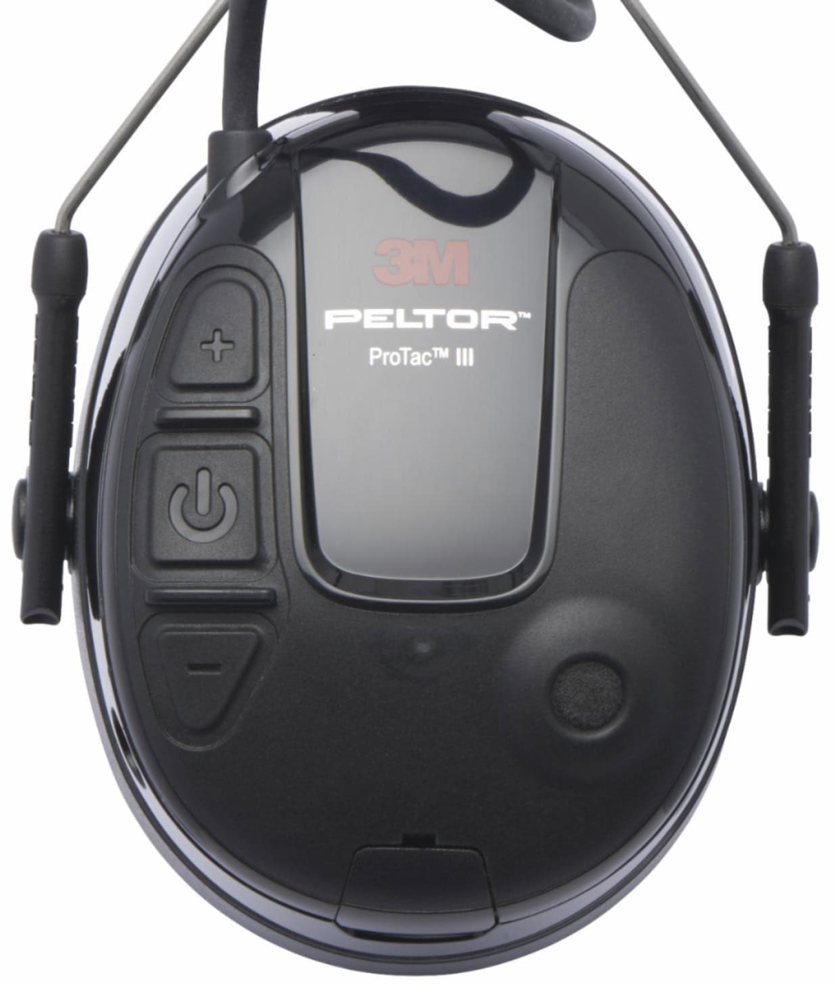 3M™ PELTOR™ ProTac™ III, SNR = 32 dB, Schwarz, Elektronischer Kapselgehörschutz mit Kopfbügel