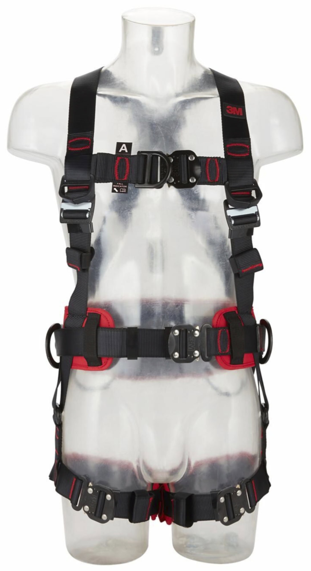 3M™ Protecta® Komfort Auffang- und Positionierungsgurt E200 1161646, Größe M/L, Schnellverschluss, Verbindungsringe an geraden Beinschlaufen, 2,46 Kg, Schwarz, Komfort Auffang- und Positionierungsgurt im Westenstil