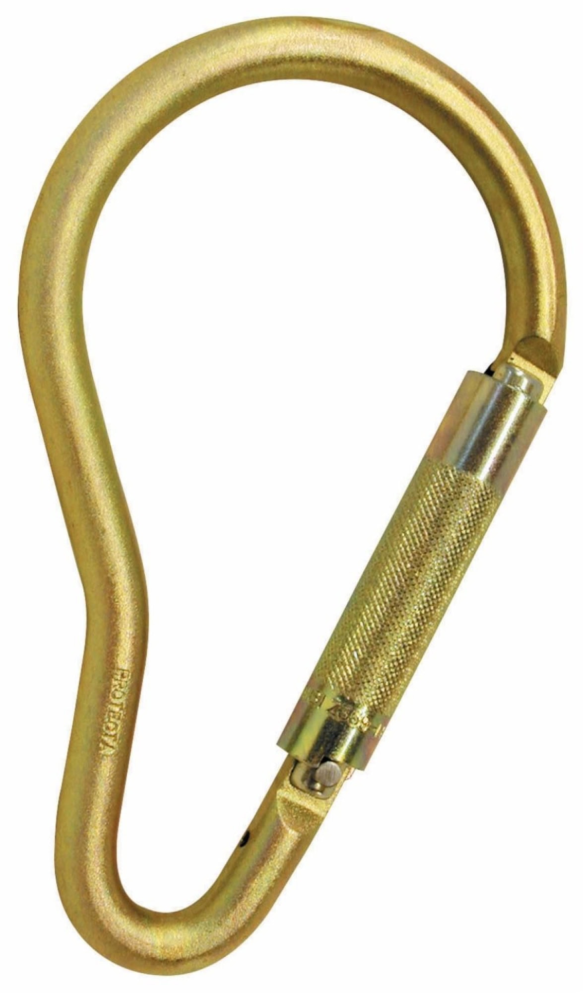 3M™ Protecta® Selbstverschließender Karabiner AJ593, Edelstahl, Birnen Form, 0,71 Kg, 50 mm Öffnung, Automatische Verschlusssicherung, Drehverschluss, Für sichere Verbindungen im Absturzsicherungssystem