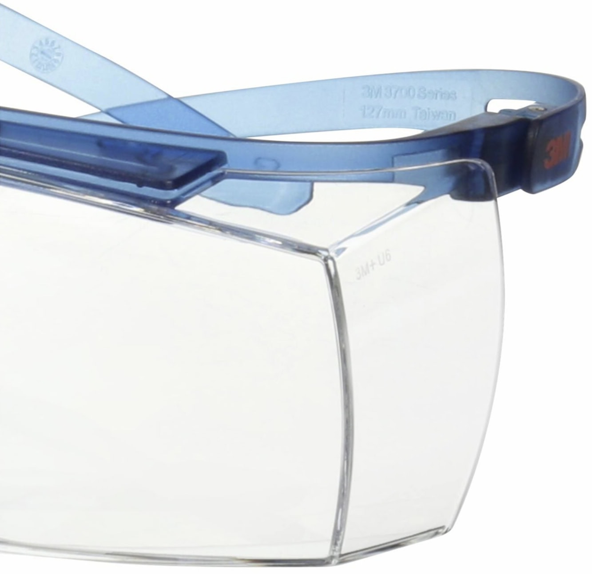 Preview: 3M™ SecureFit™ 3700, Klar, AS/UV, 2C-1.2 3M 1 FT K, Überbrille aus Polycarbonat mit Anti-Kratz Beschichtung