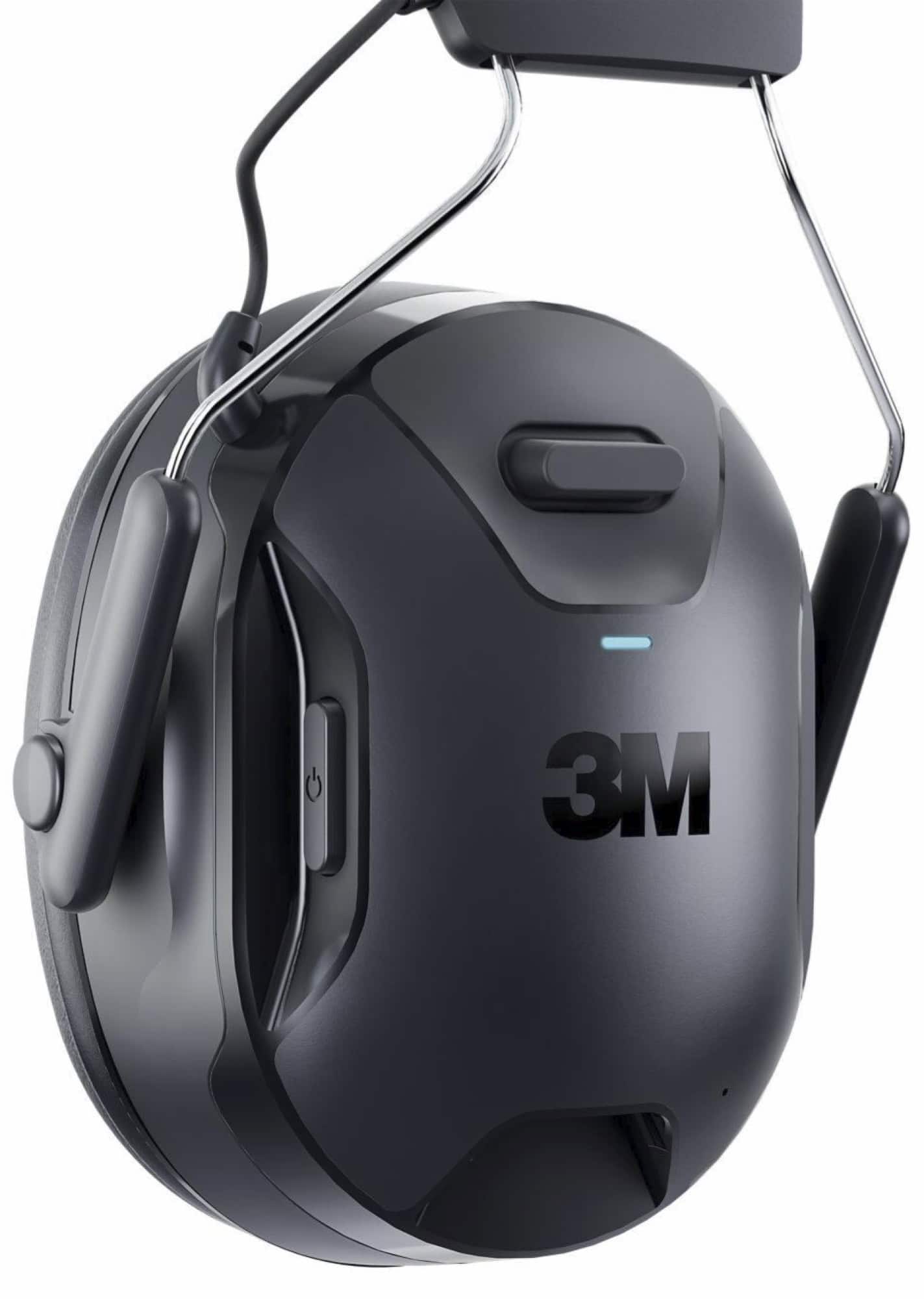 3M™ PELTOR™ WorkTunes™ Connect & Solar Kommunikations Kapselgehörschutz mit Bluetooth® 90573E-1, SNR = 33 dB, Für laute Umgebungen und zum streamen von Telefonaten, Musik und Podcasts, Schwarz, Kabellos, Integriertes Mikrofon, Solar, Bluetooth®