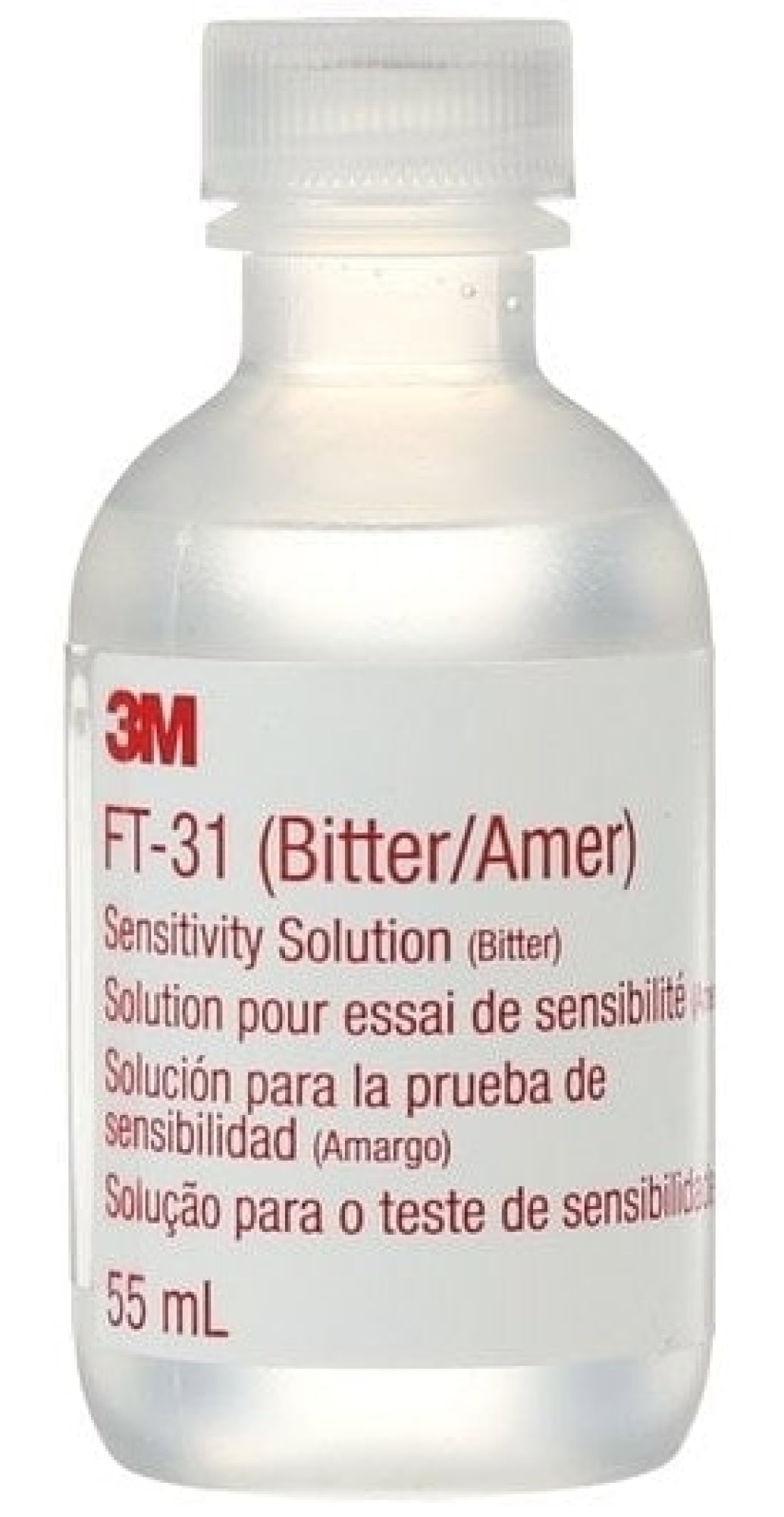 3M™ Fit Test FT-31, Sehr bitter, 55 ml, Sensitivity Lösung für Dichtsitzprüfung