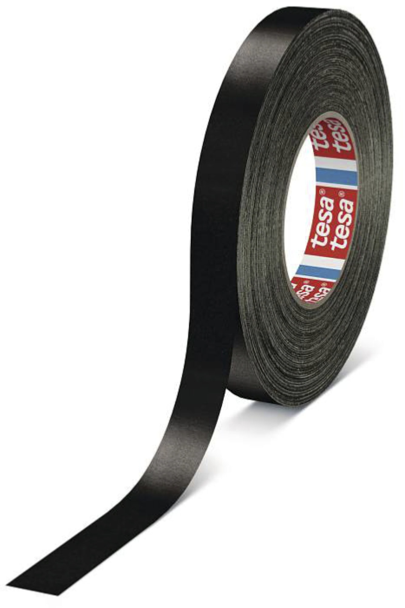 tesa 4651, Premium Gewebeband schwarz - 19 mm x 25 m
