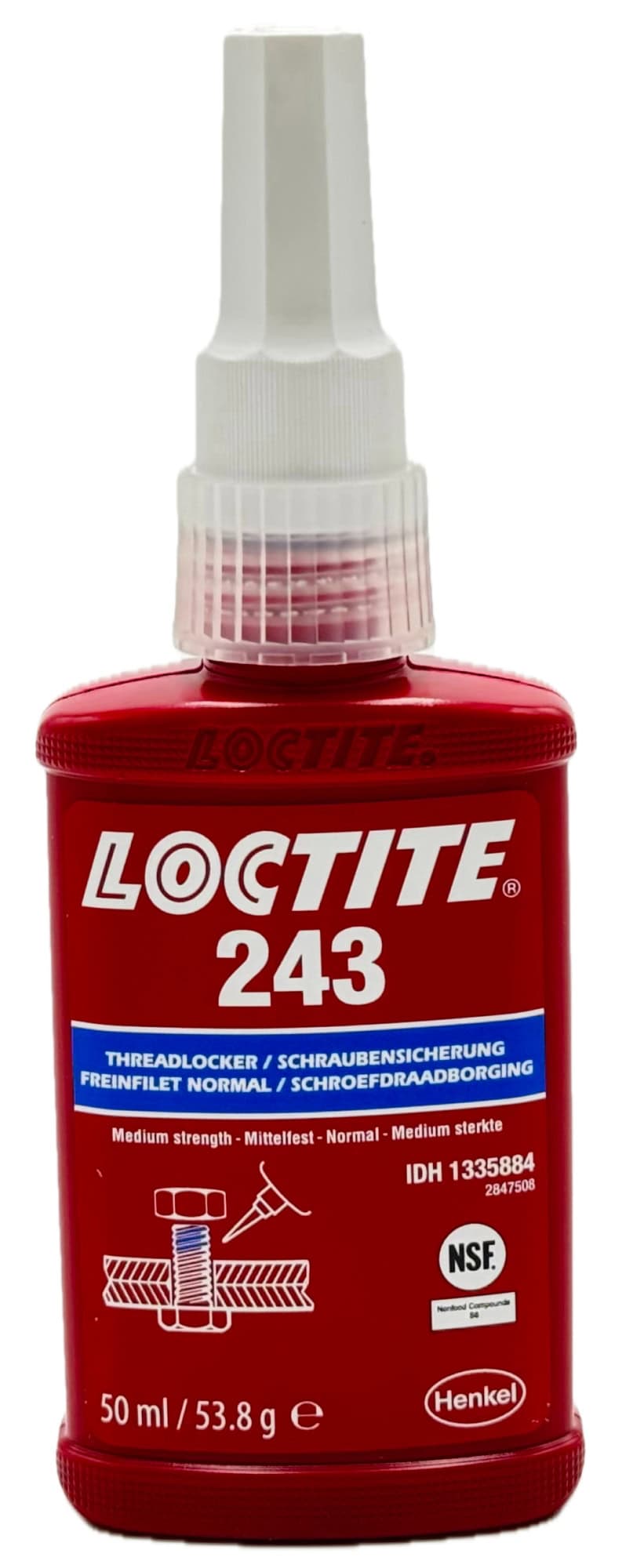 Henkel™ Loctite® Schraubensicherung 243, 50 ml, Blau, 1335884, Universell einsetzbar