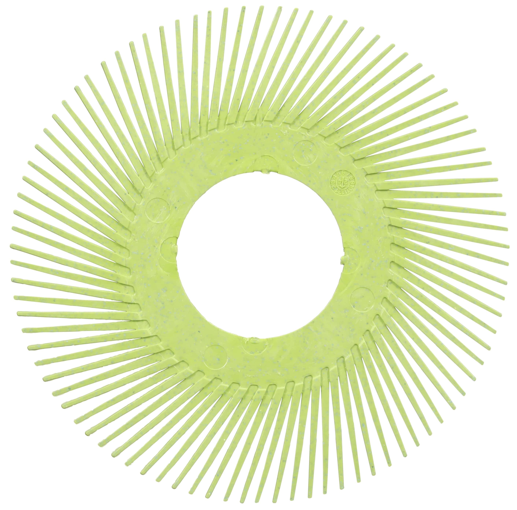 3M™ Scotch-Brite™ Präzisions Radialborstenbürste Einzelsegmente PN-RB 7100374838, Ø 150 mm, 50+, Typ A (Schräge Borsten), Ohne Adapter, Grün, 6.000 U./Min., Für Reinigungs- und Entgratungsarbeiten