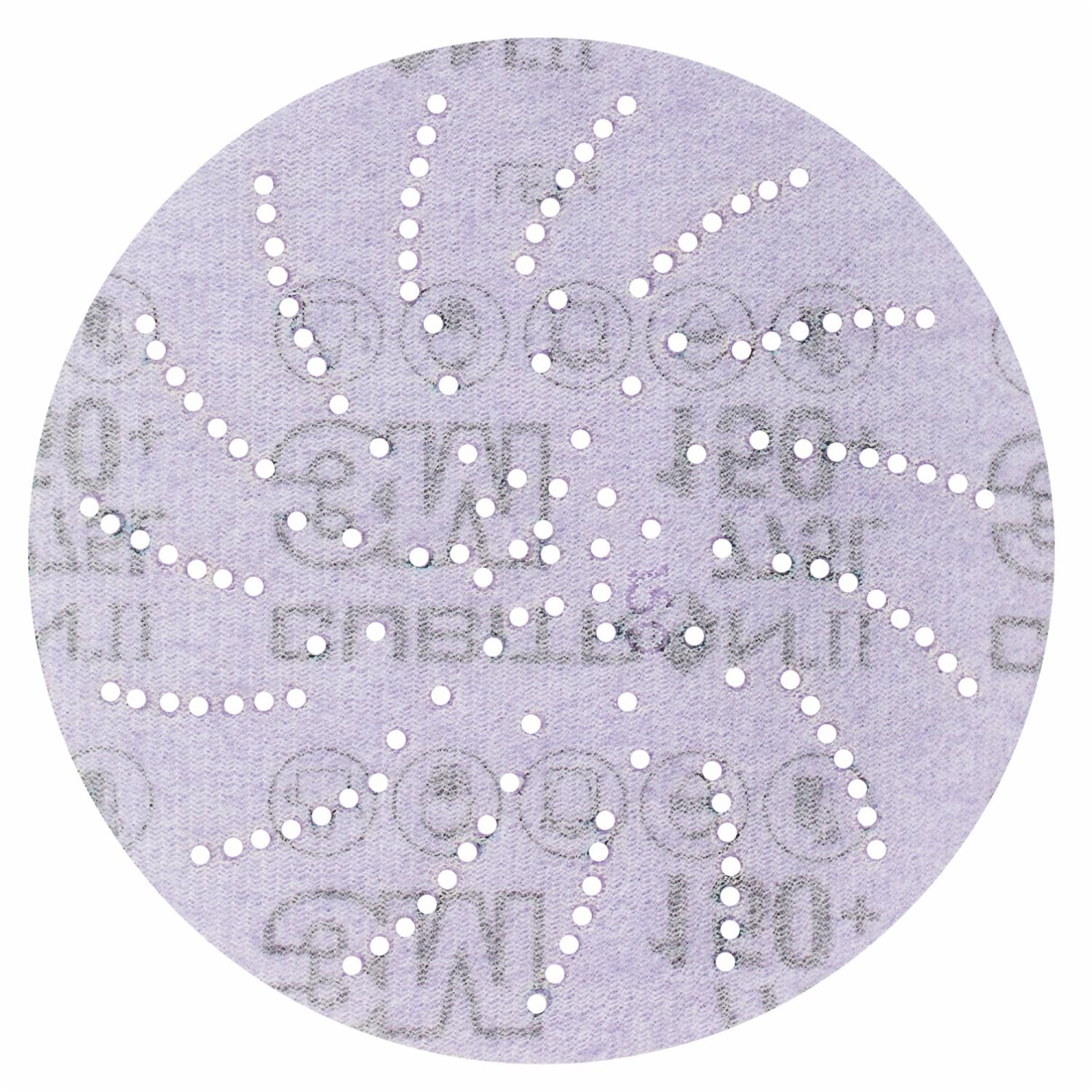 Preview: 3M™ Cubitron™ II Hookit™ 775L 744486, Ø 125 mm, 150+, Multilochung, Kletthaftend, Filmscheibe mit Präzisions-Keramikkorn