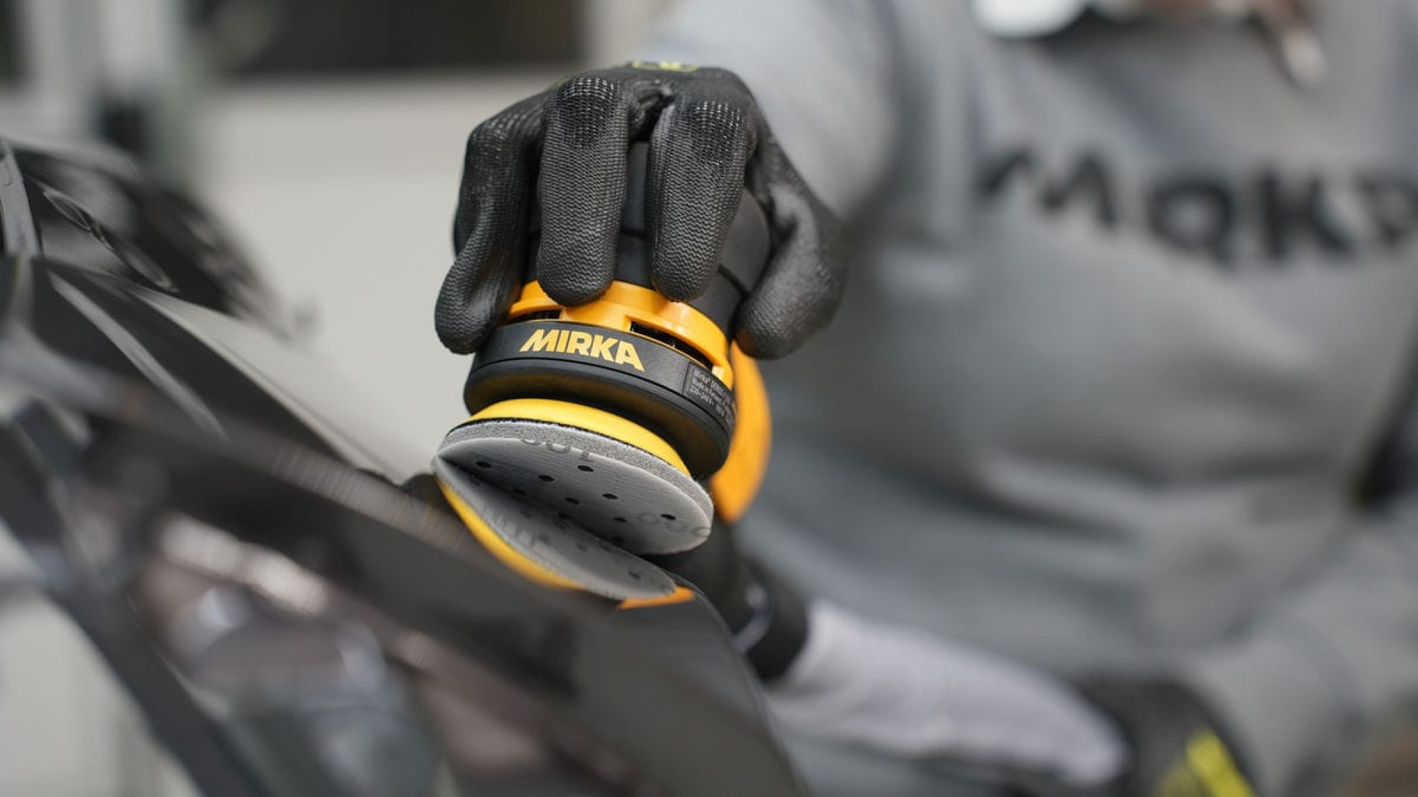 Mirka® Iridium® Soft Schleifscheibe 249JV02092, Ø 77 mm, Dicke: 5 mm, P1000, A (Aluminiumkorn), Multilochung, Kletthaftend, Für Lackschliff & Grundierungsschliff