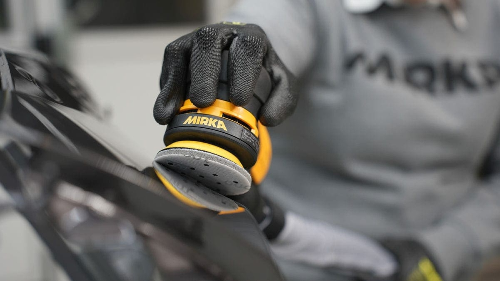 Mirka® Iridium® Soft Schleifscheibe 249JV02093, Ø 77 mm, Dicke: 5 mm, P1200, A (Aluminiumkorn), Multilochung, Kletthaftend, Für Lackschliff & Grundierungsschliff
