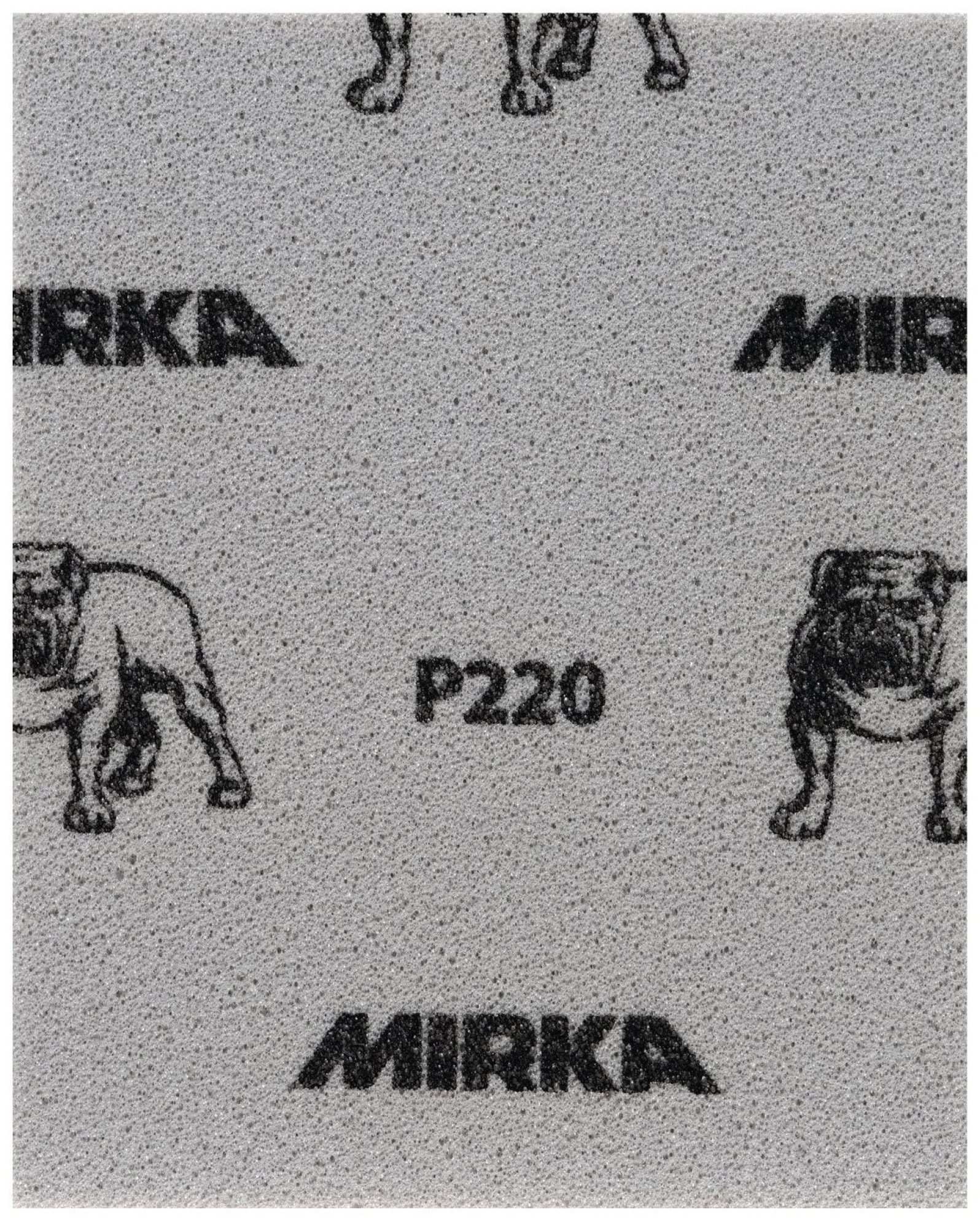 Mirka® Mirlon Softpad 8791150111, 115 mm x 140 mm, P120, A, Weich, Handpads mit Aluminiumkorn, Für Reinigungs- und Vorbereitungsarbeiten an Werkstücken