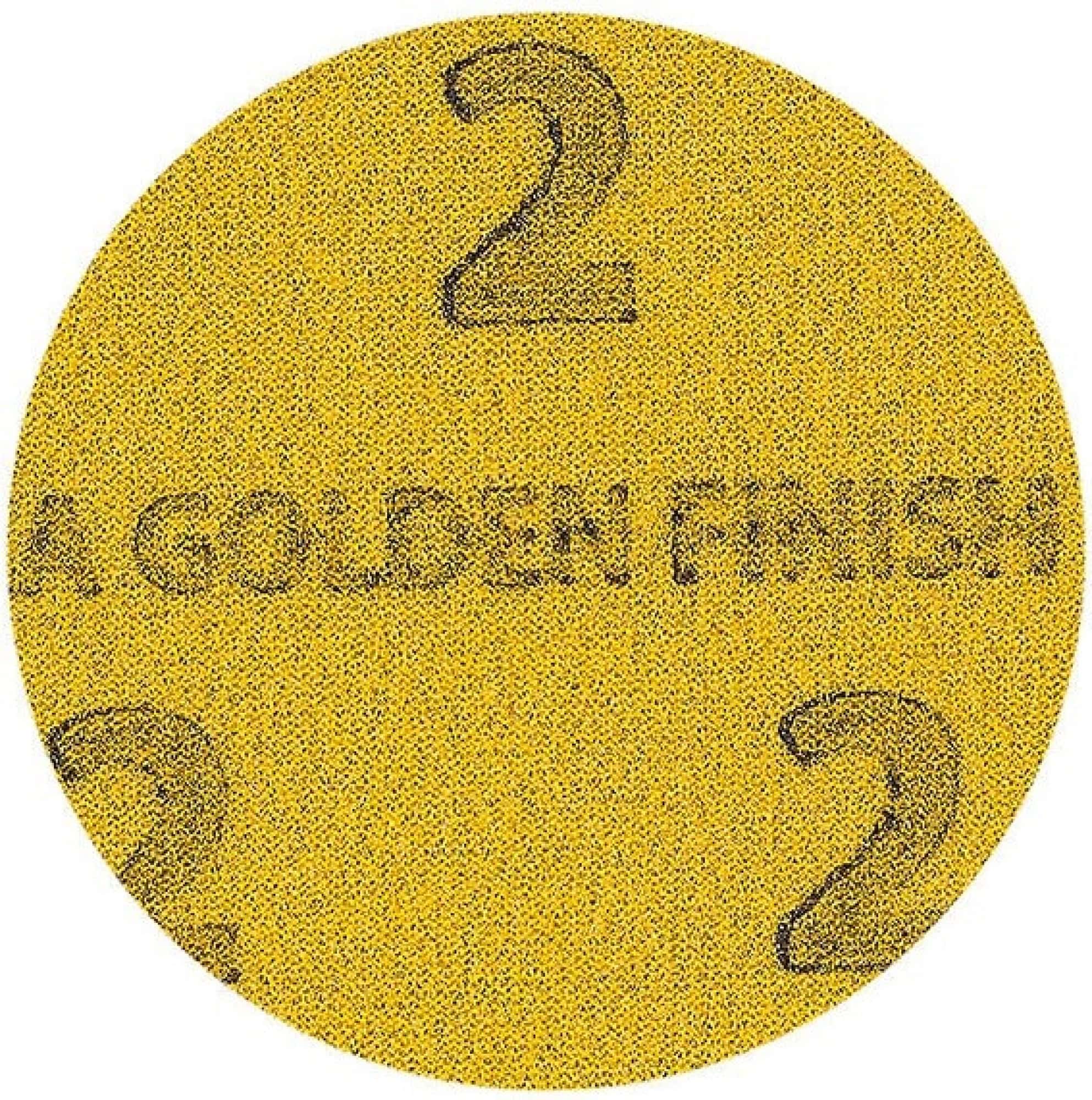 Mirka® Golden Finish-2 8M539581, Ø 77 mm, Ungelocht, Kletthaftend, Schleifscheibe mit Aluminiumkorn, Für Finisharbeiten