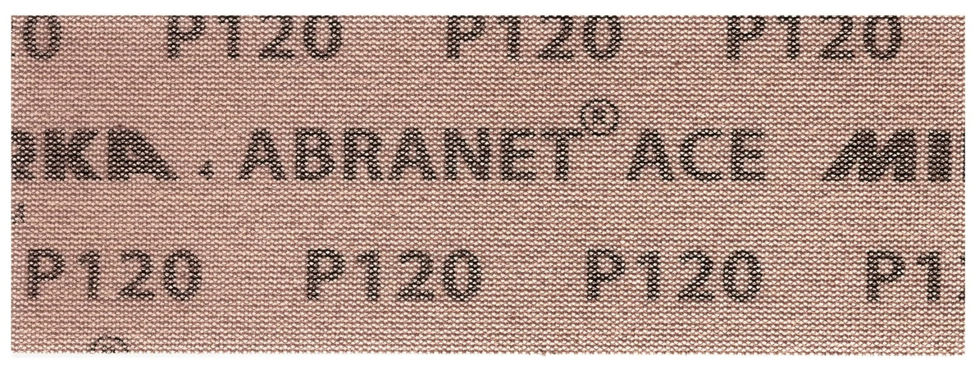 Mirka® Abranet Ace AC15005080, Ø 70 mm x 198 mm, P80, Gitternetz, Kletthaftend, PA Gitternetz Schleifstreifen mit Aluminiumkorn