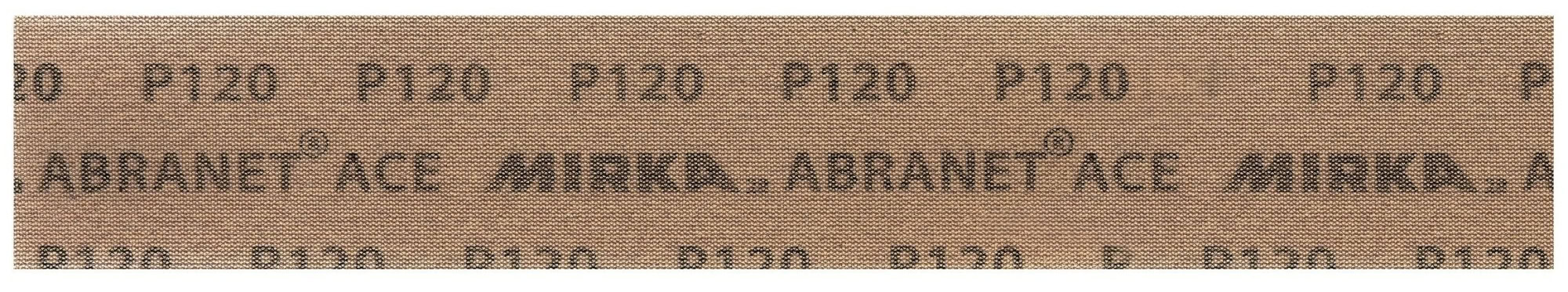 Mirka® Abranet Ace AC15105018, Ø 70 mm x 420 mm, P180, Gitternetz, Klettthaftend, PA Gitternetz Schleifstreifen mit Aluminiumkorn