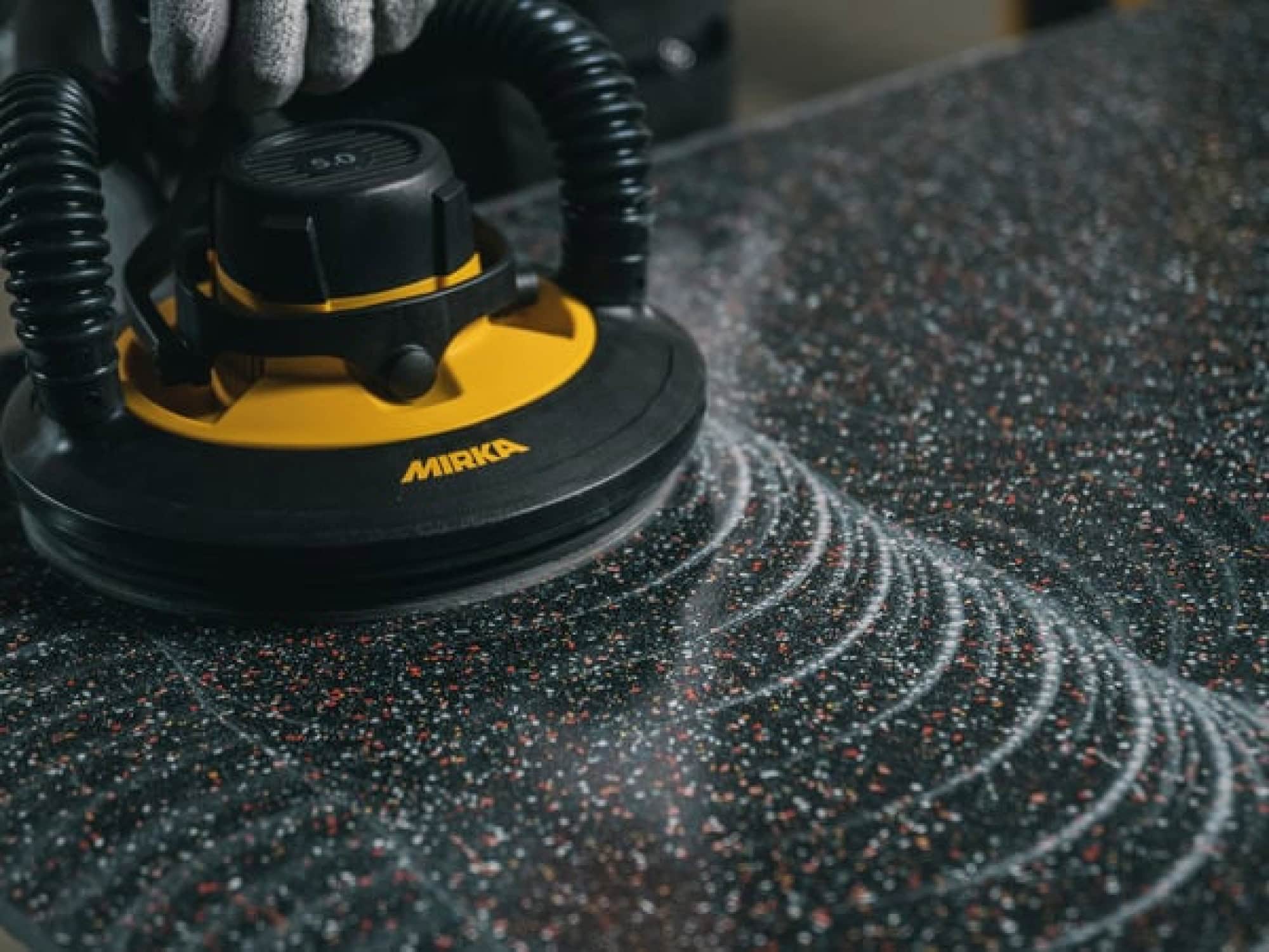 Mirka® Abralon J3 8M030195, Ø 150 mm, P3000, S, Ungelocht, Kletthaftend, Schleifscheibe mit Siliziumkarbidkorn, Für Finish- und Polierarbeiten an Werkstücken