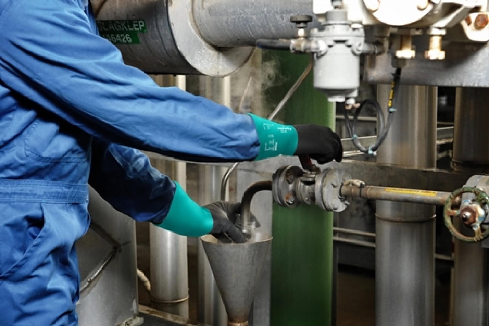 Preview: Ansell AlphaTec™ 58-270 Chemikalienschutzhandschuh 58270100, Für präzise Arbeiten mit Chemikalienschutz, Größe 10, Grau, 300 mm lang, mit Ansell GRIP™ Technologie