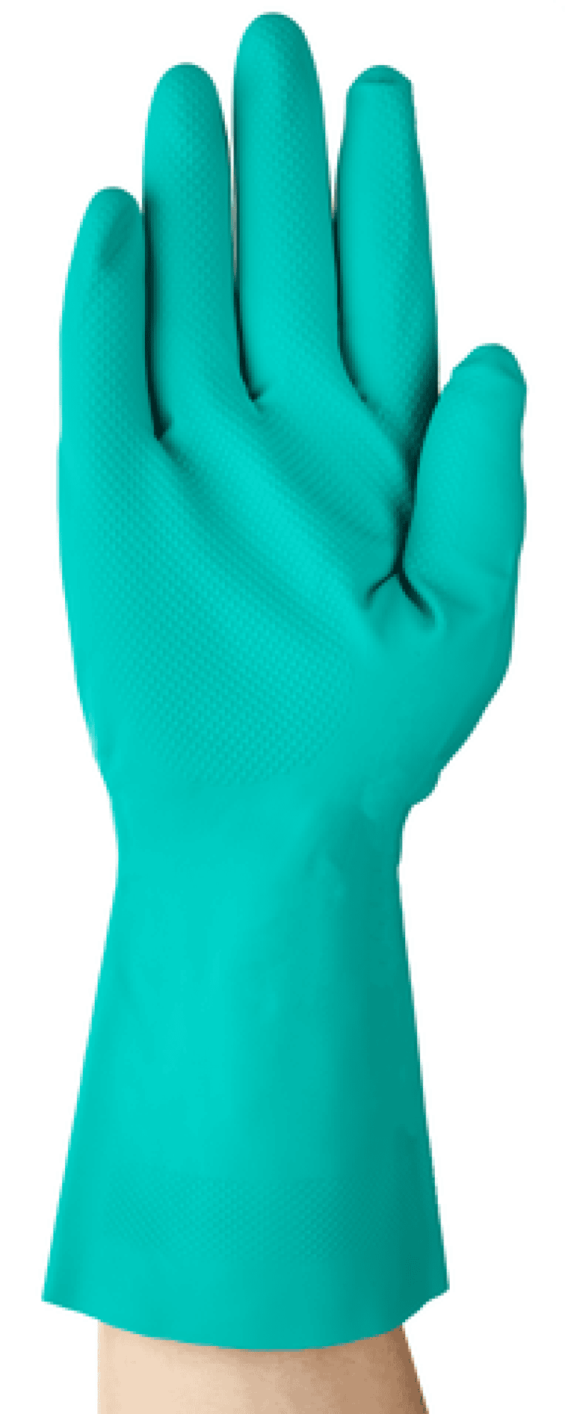 Preview: Ansell AlphaTec™ 58-330 Chemikialienschutzhandschuh 58330070, Für Chemikalienhandling und Wartungsarbeiten, Größe 7, Grün, 320 mm lang, Mit der AQUADRI™ Moisture Management Technologie