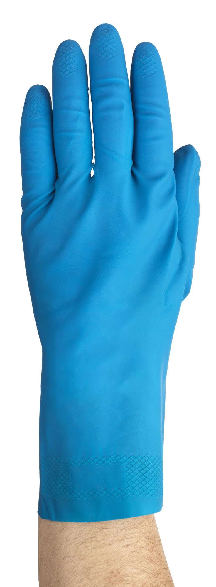 Ansell AlphaTec™ 88-356 Chemikalienschutzhandschuh 88356090BP, Für Lebensmittelverarbeitung und Chemikalienhandling, Größe 9, Blau, 305 mm lang, Mit verbesserte Griffigkeit und Fingerfertigkeit