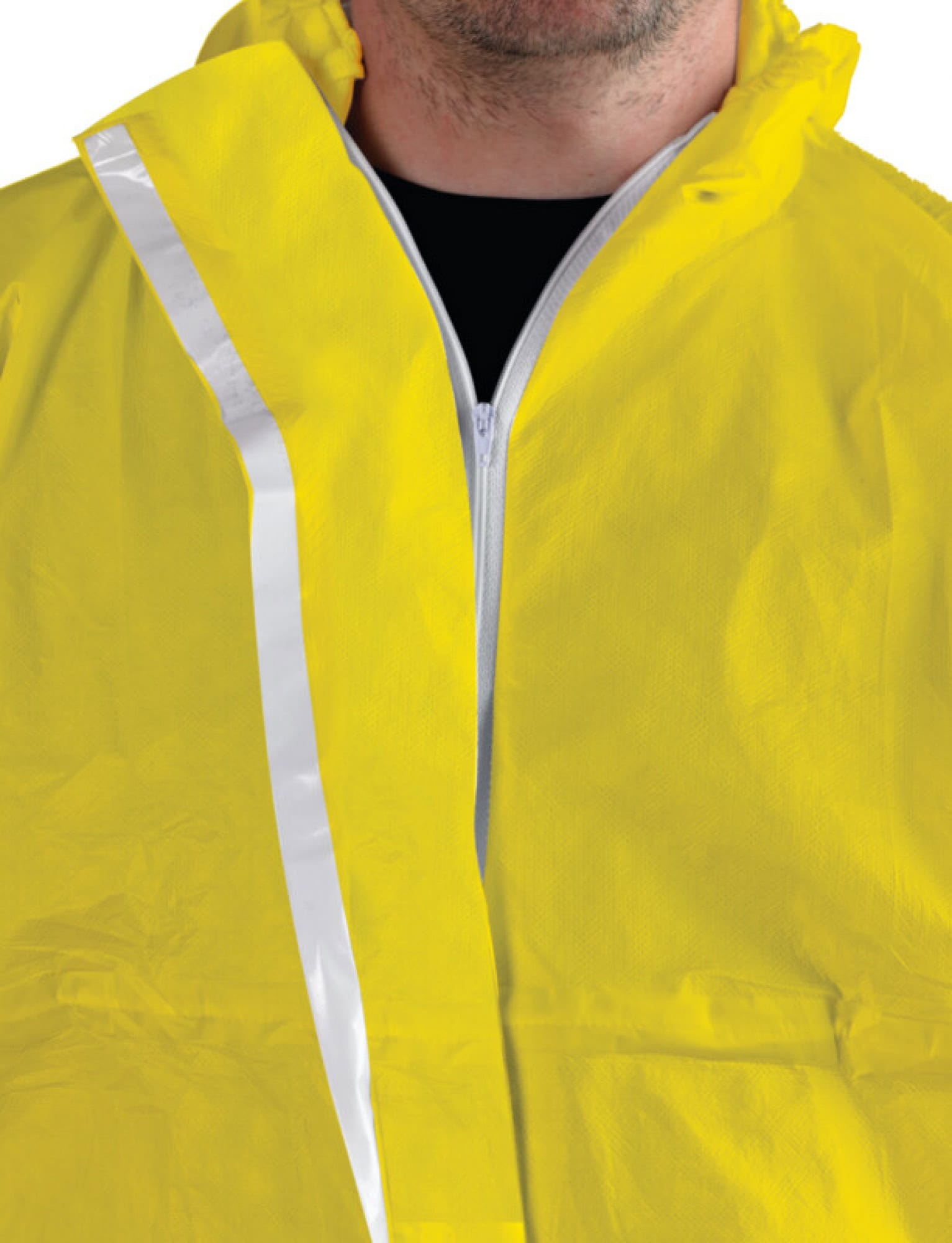 Ansell Alphatec® 2300 Schutzanzug Standard Bund, Modell 111, CE-Kategorie III Typ 5-B/ 6-B, Gelb, Größe S, YY23B-00111-02