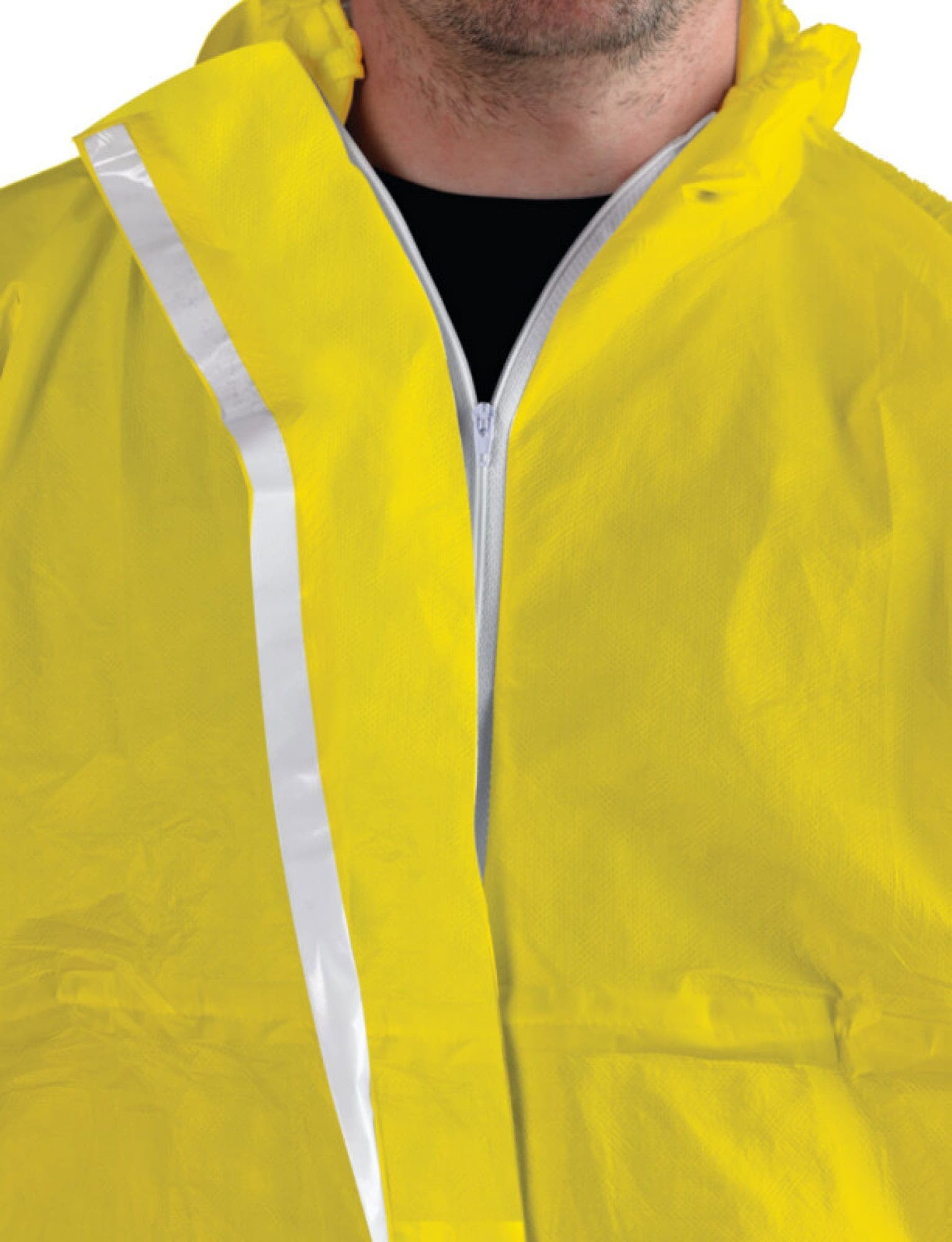 Ansell Alphatec® 2300 Schutzanzug Standard Bund, Modell 111, CE-Kategorie III Typ 5-B/ 6-B, Gelb, Größe L, YY23B-00111-04