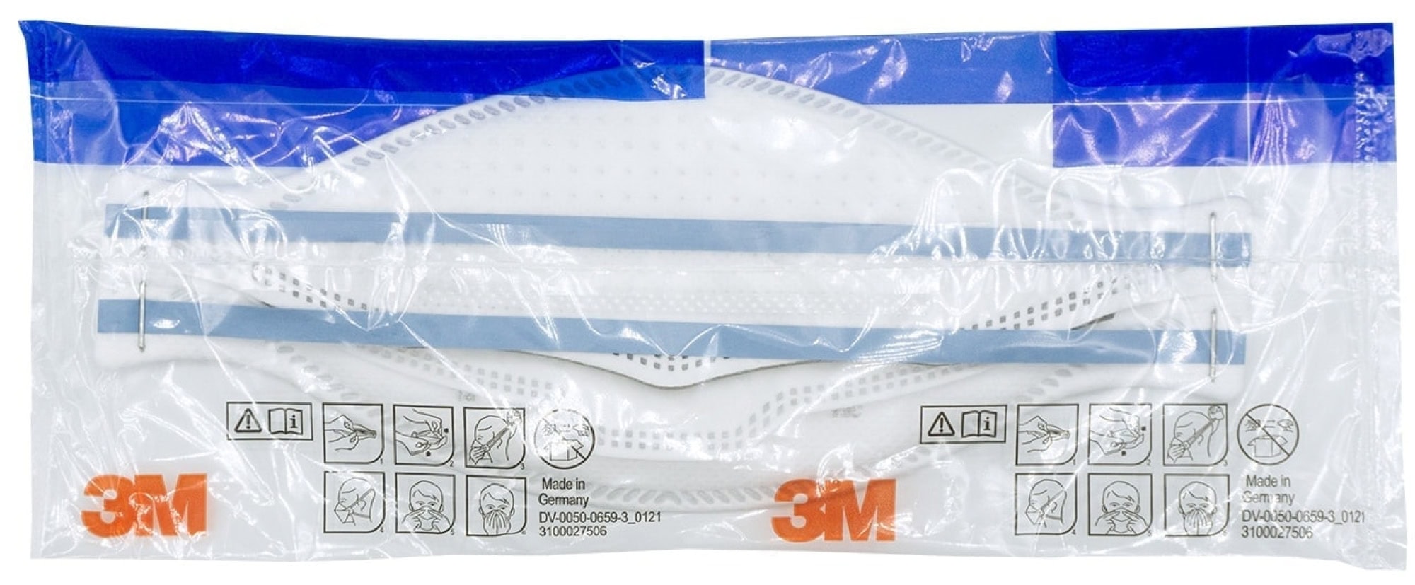 3M™ Aura™ Atemschutzmaske 9320PRO5 FFP2 NR D, Einzelhandelsvariante, Hygienisch einzelverpackt, 3 Stück pro Packung, Pandemiemaske