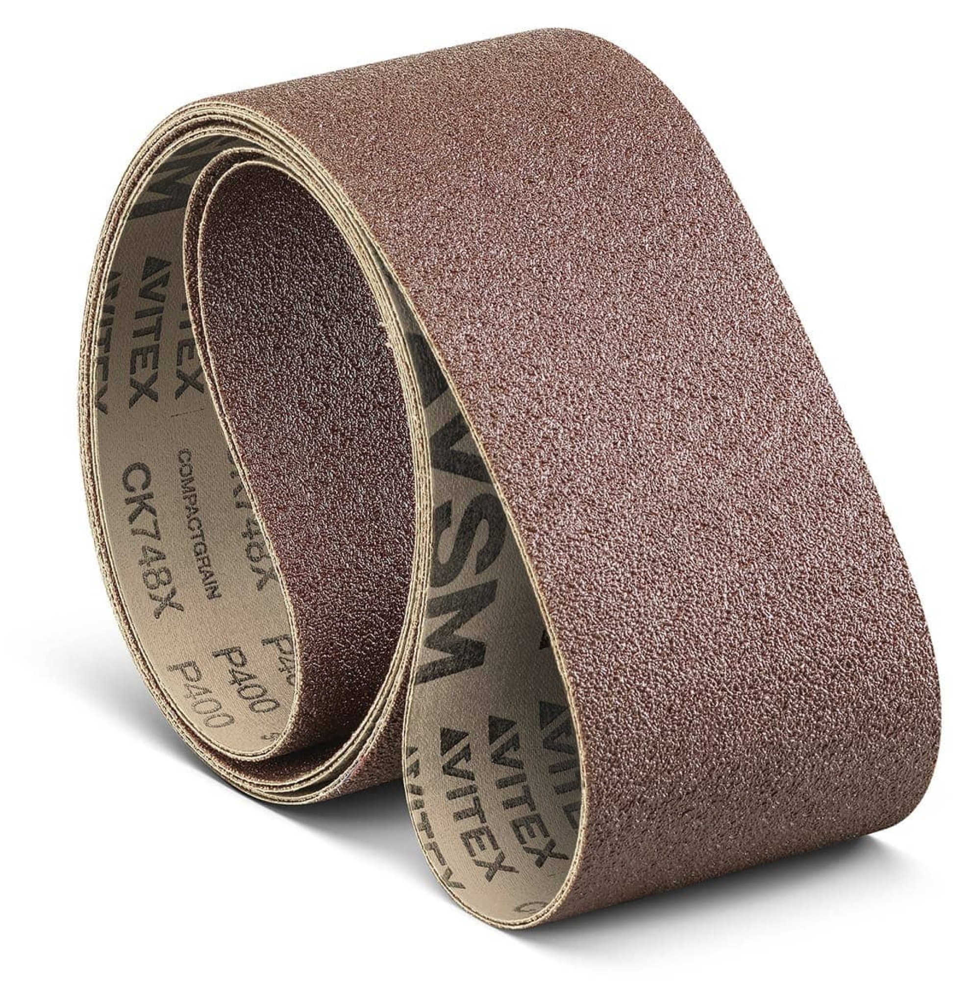 VSM COMPACTGRAIN (SIC) CK748X 701376, 150 mm x 3500 mm, S, P400, X-Polyester, Ausführung (E07), Rot-braun, Schmalband mit Siliziumkarbid, Für Edelstahl und Superlegierungen