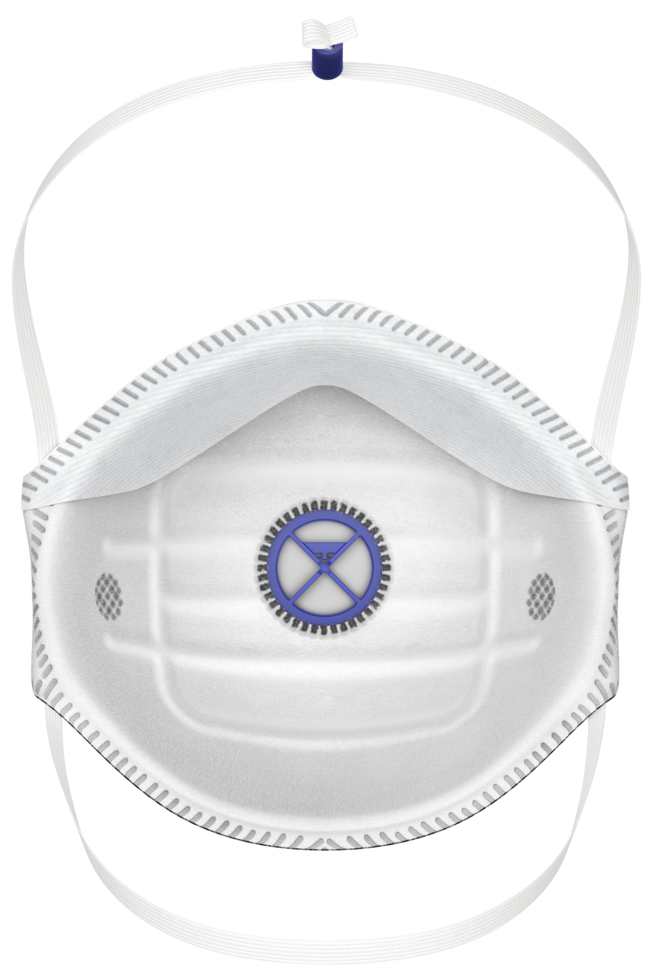 Dräger® X-plore® Vorgeformte Atemschutzmaske / Partikelmaske 1320 V Odour FFP2 NR D 3951215, Universalgröße, Hygienisch einzelverpackt, VarioFlex™ Kopfband, Mit Ausatemventil, Schützt effektiv gegen Feinstäube und Partikel