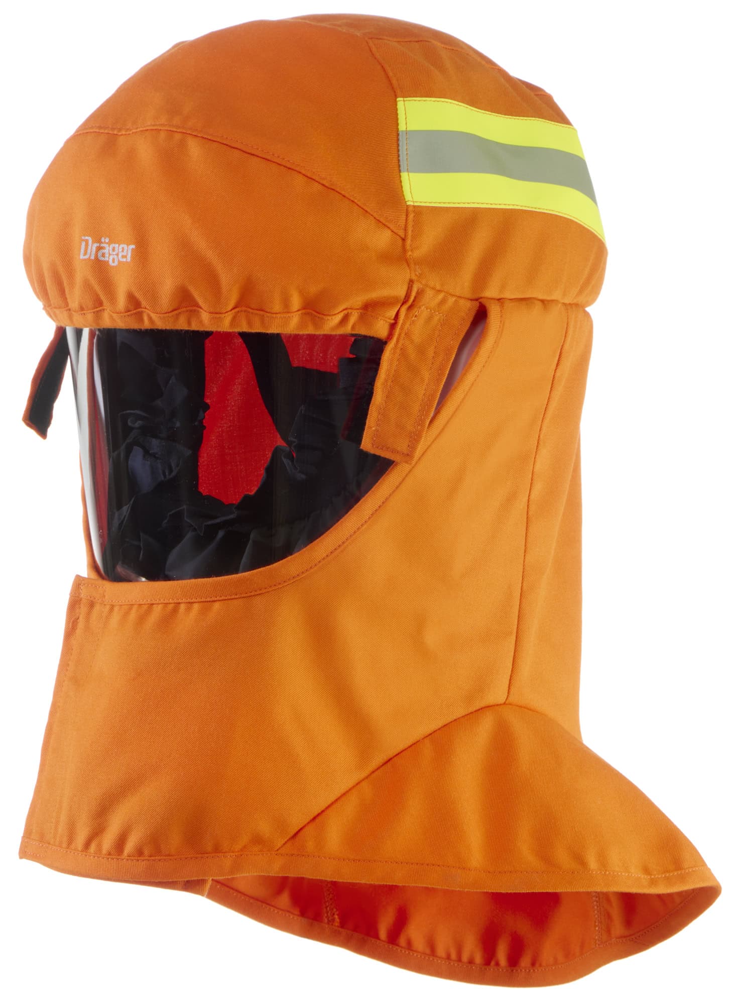 Dräger® X-plore® 8000 Langer Staubschutzüberzug 3717375, Hitzebeständig, Flammhemmend, Signalfarbe mit Reflektor, Für Dräger® X-plore® 8000 Visierhelm HL1